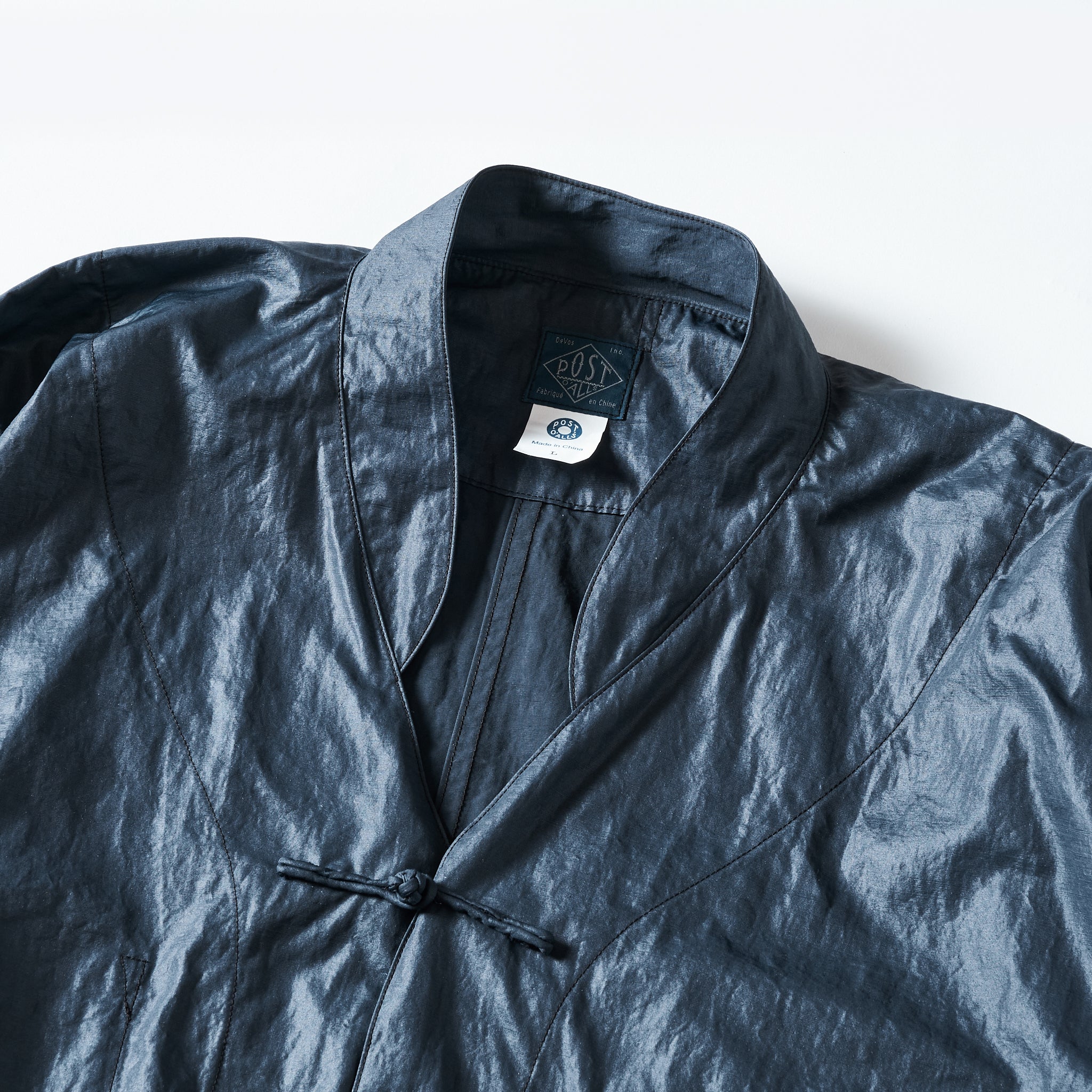 #3117-WTN POST Chinois De Luxe : waxy taffeta navy