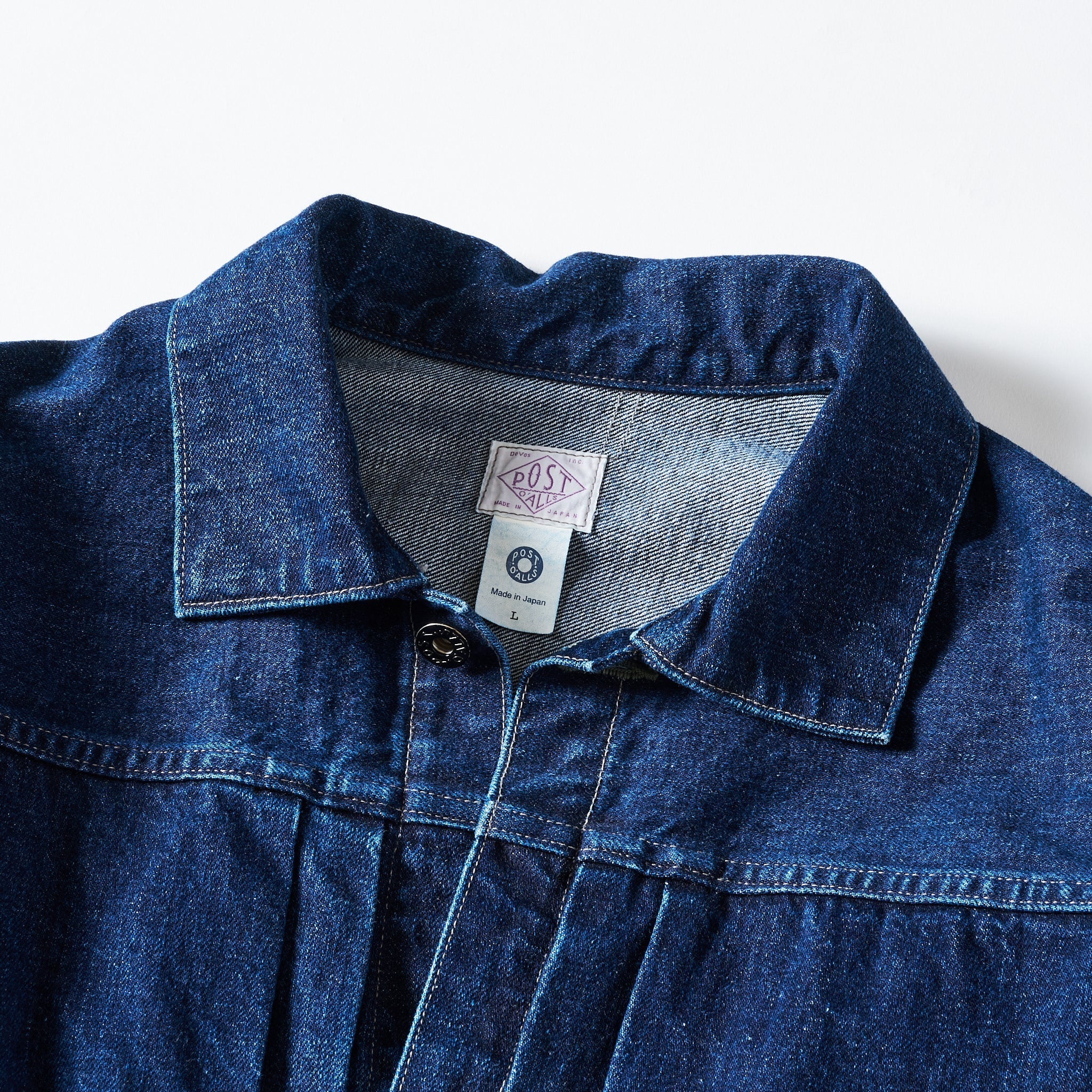 #1108R-12DW Ranchero 2 : 12oz. selvedge deep washed denim indigo