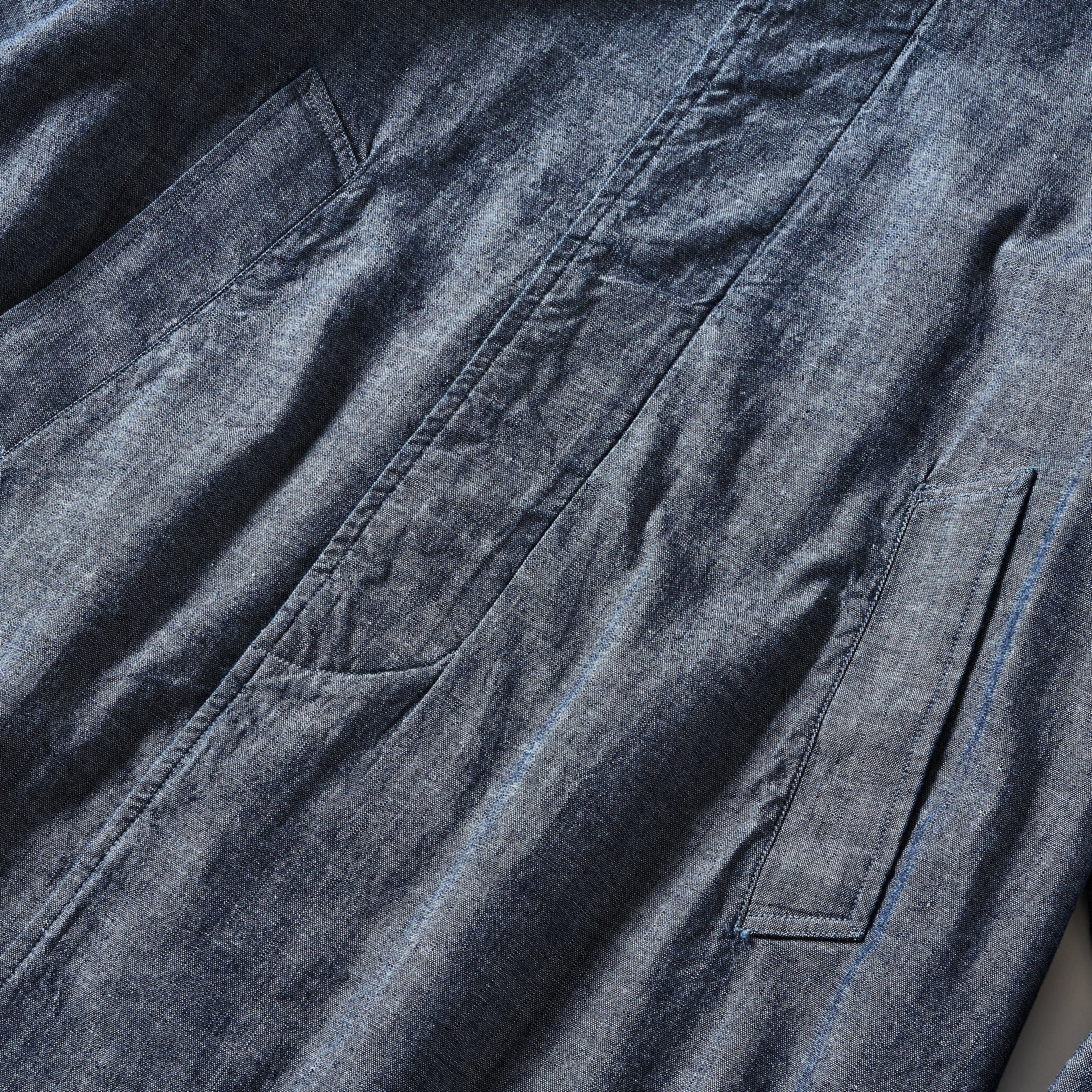 #3121-HCC USN Utility Coat: heavy chambray