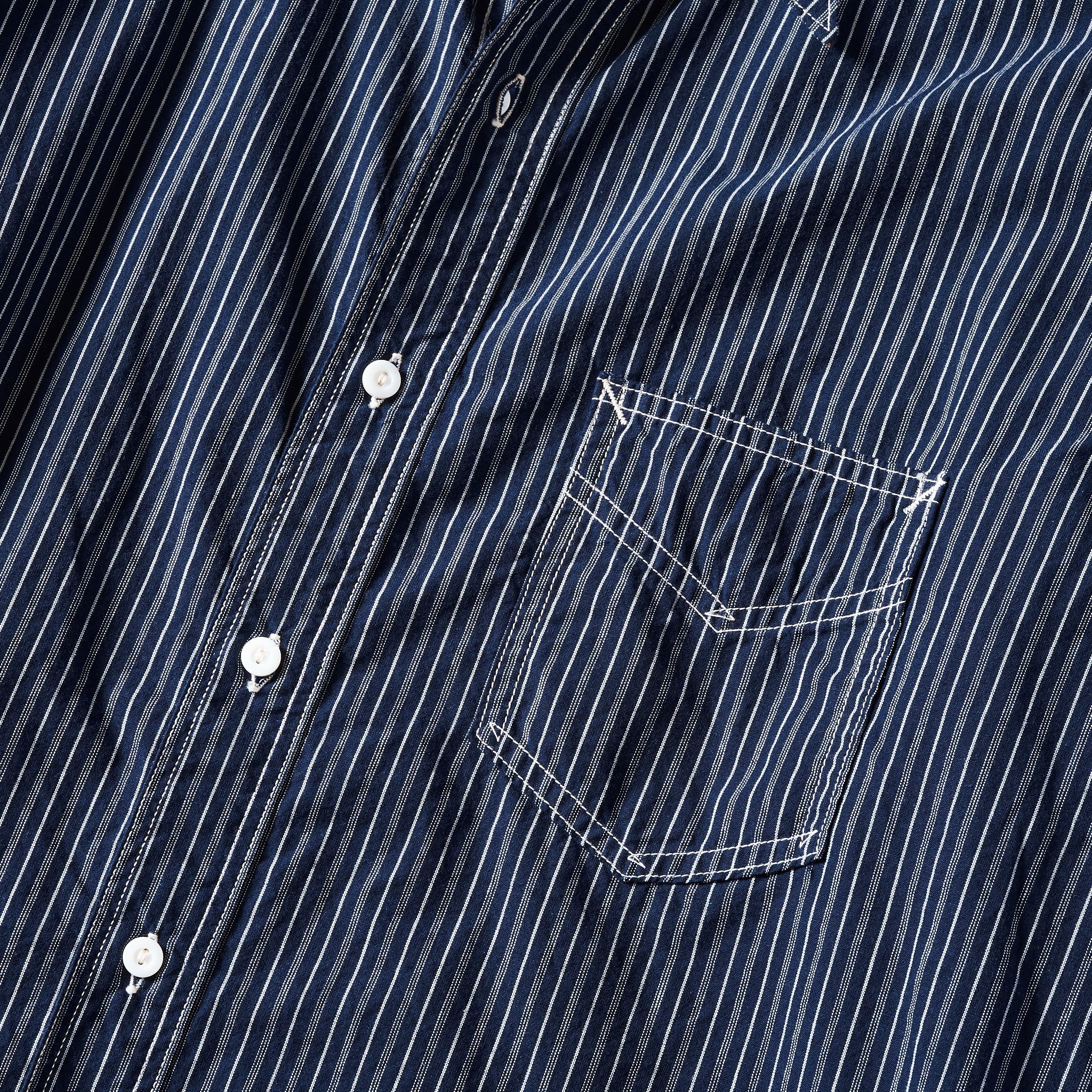 #1211-IS The POST : indigo stripe