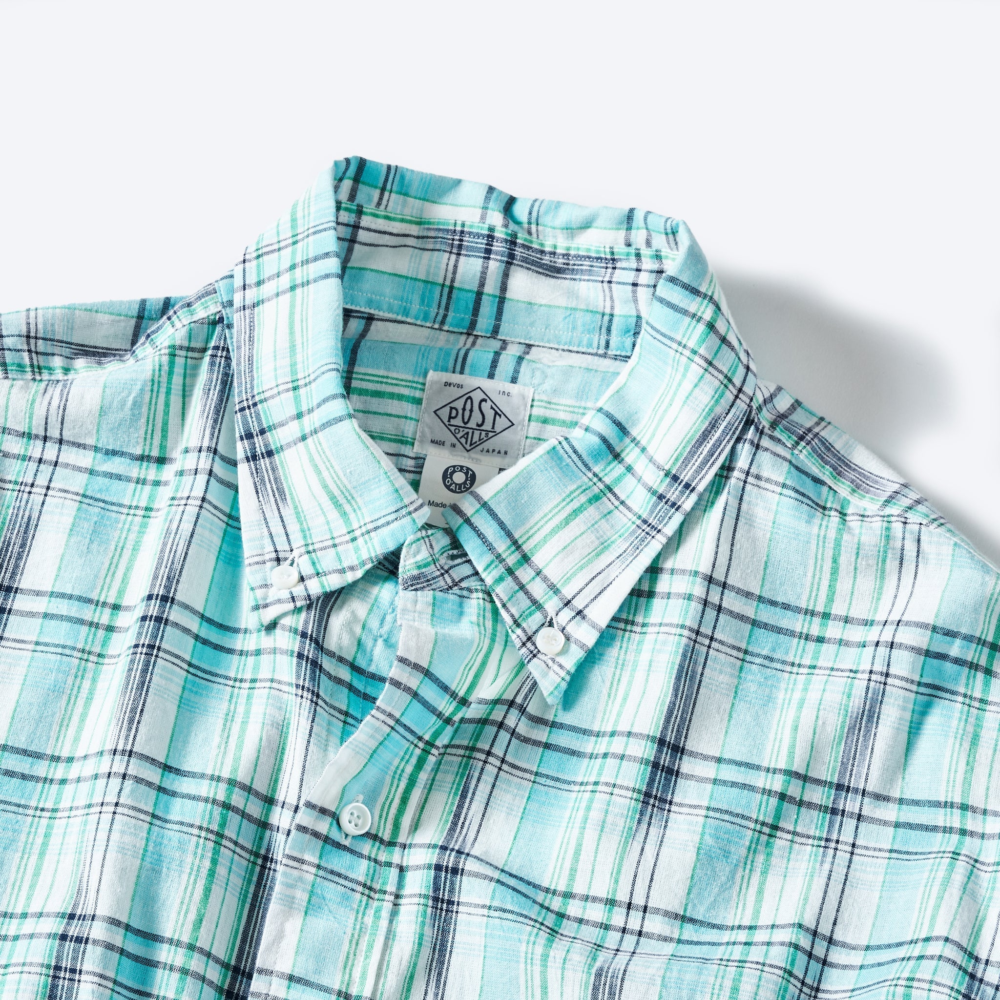 #1283-IM2 POST BD2 : IKAT Madras peppermint