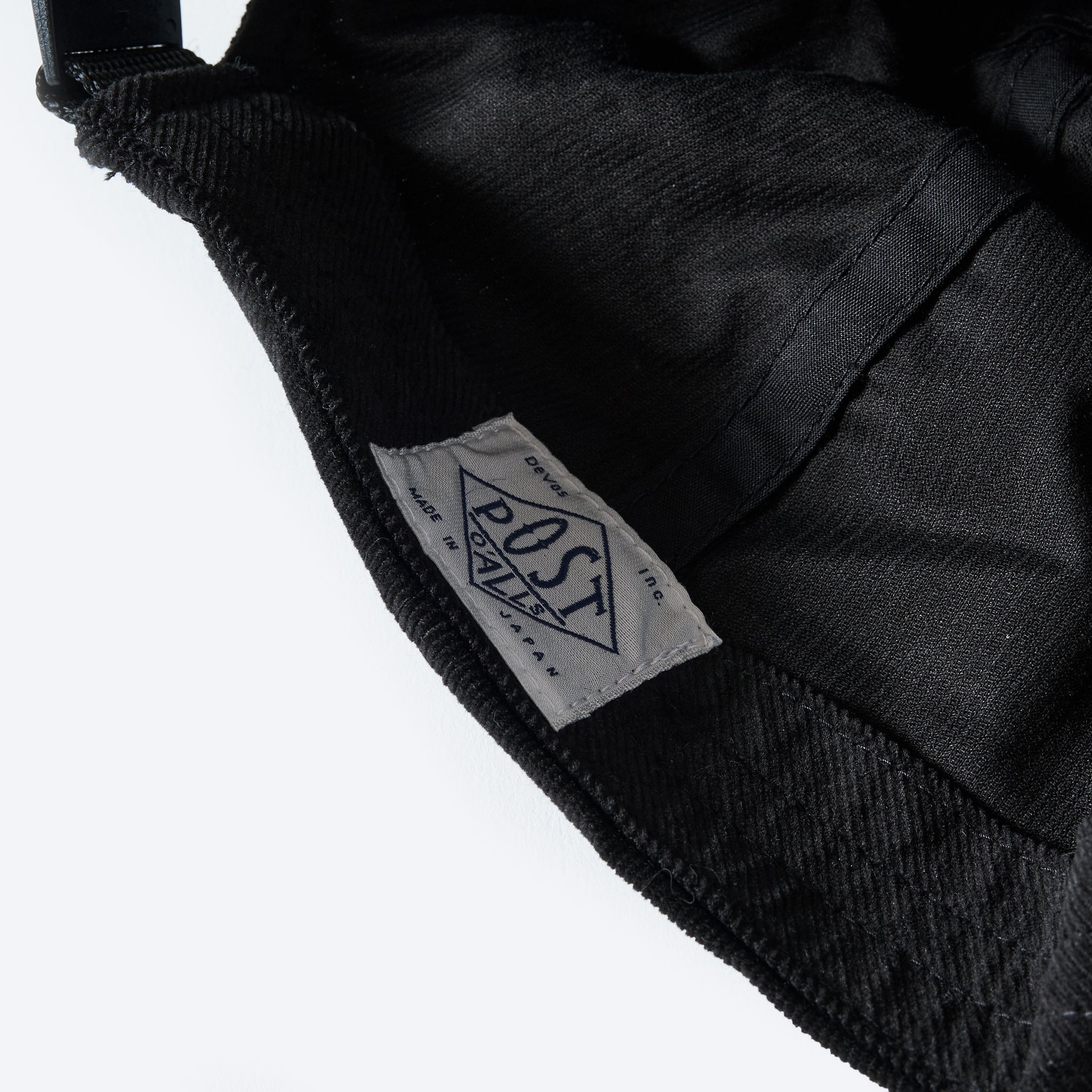 #3903-SCB POST Ball Cap: summer cords black