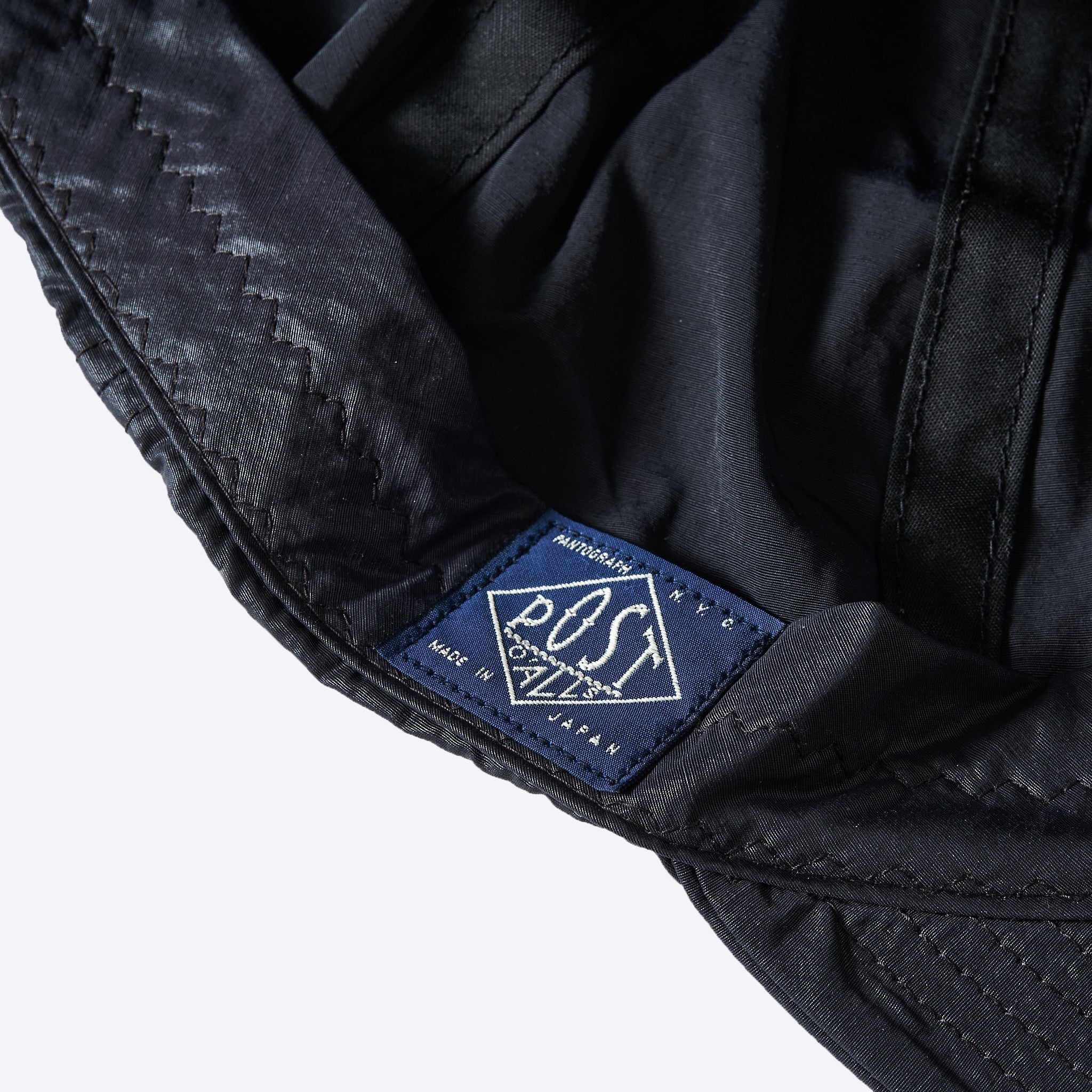 #3903-WTB POST Ball Cap: waxy taffeta black
