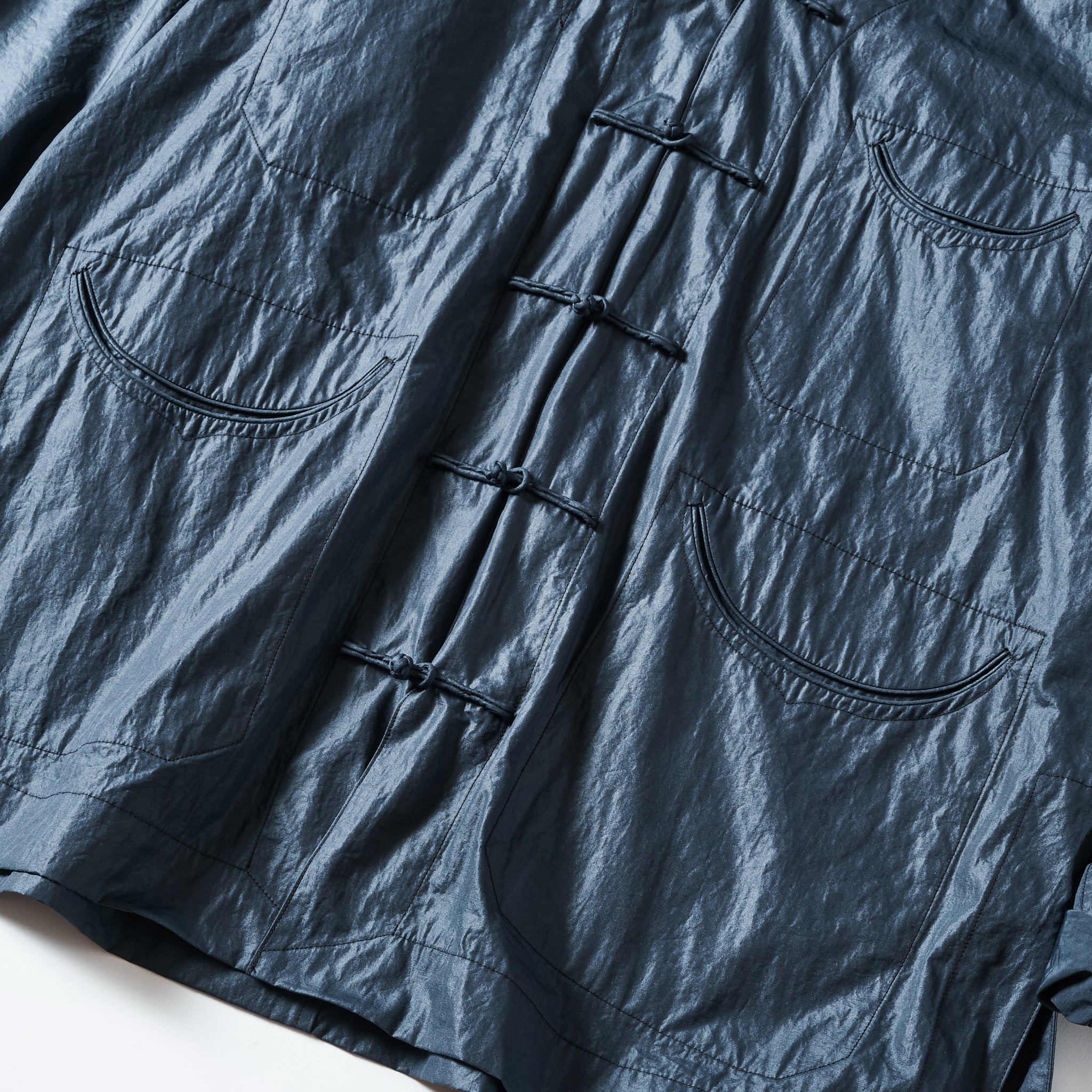 #3117-WTN POST Chinois De Luxe : waxy taffeta navy