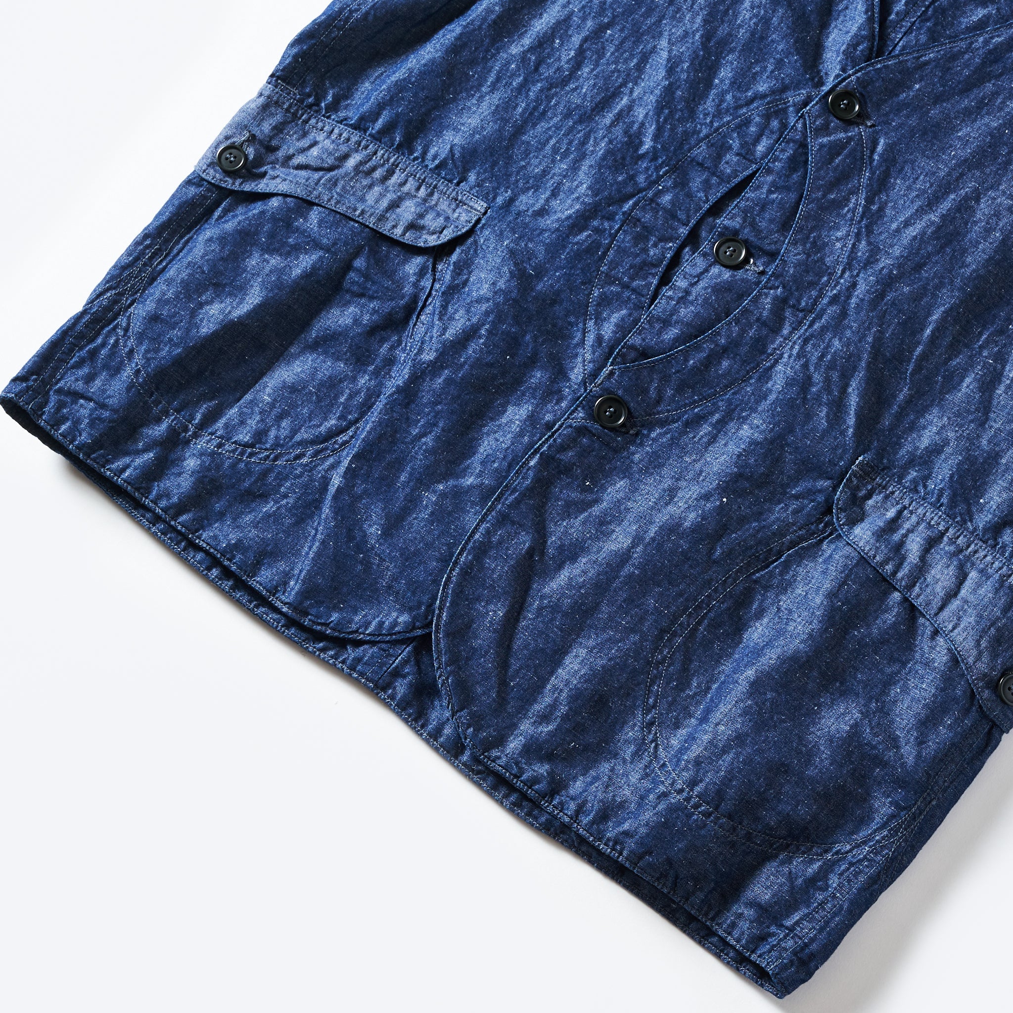 #1512-CLI Royal Traveler : cotton/linen denim indigo