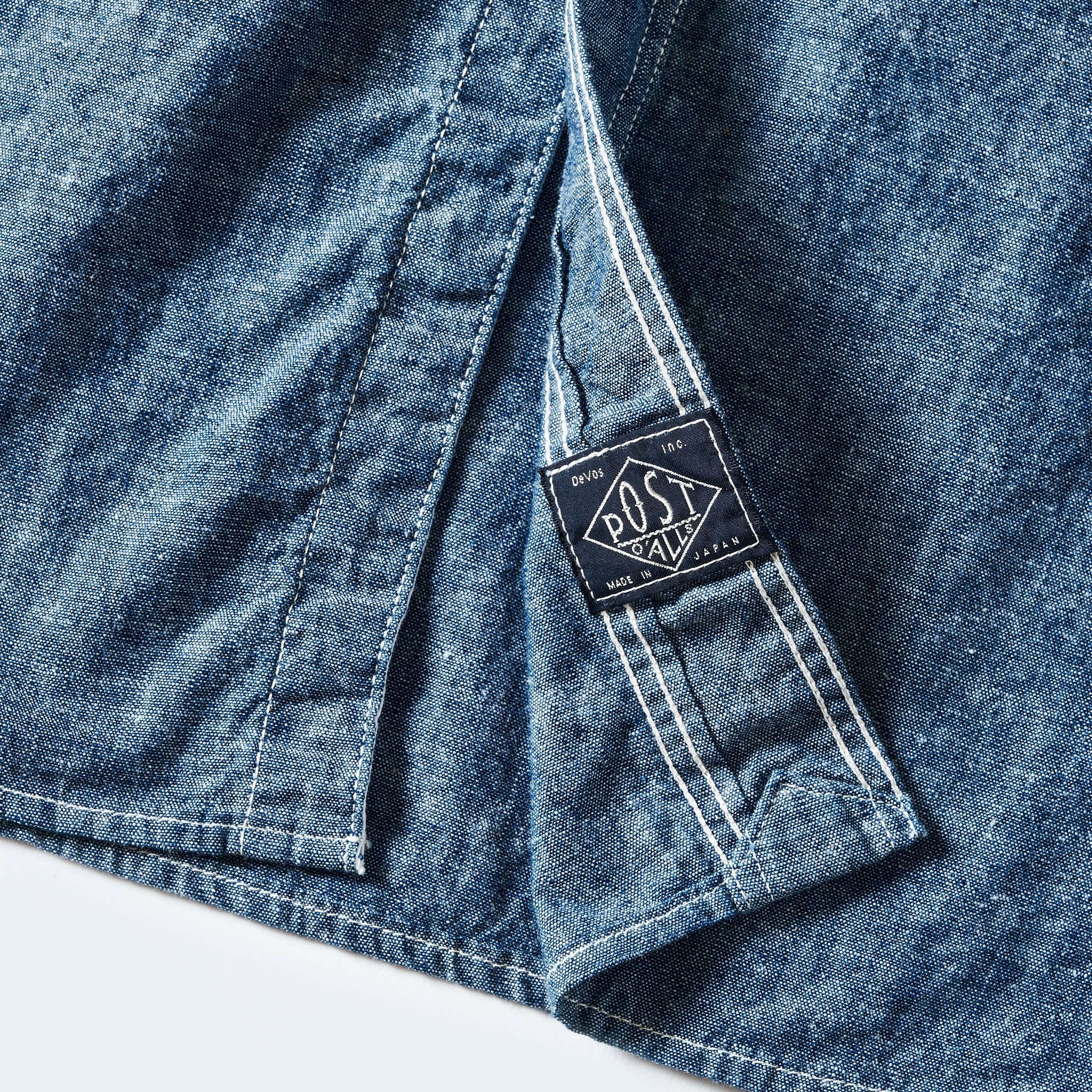 #1211-CC The POST : classic chambray indigo