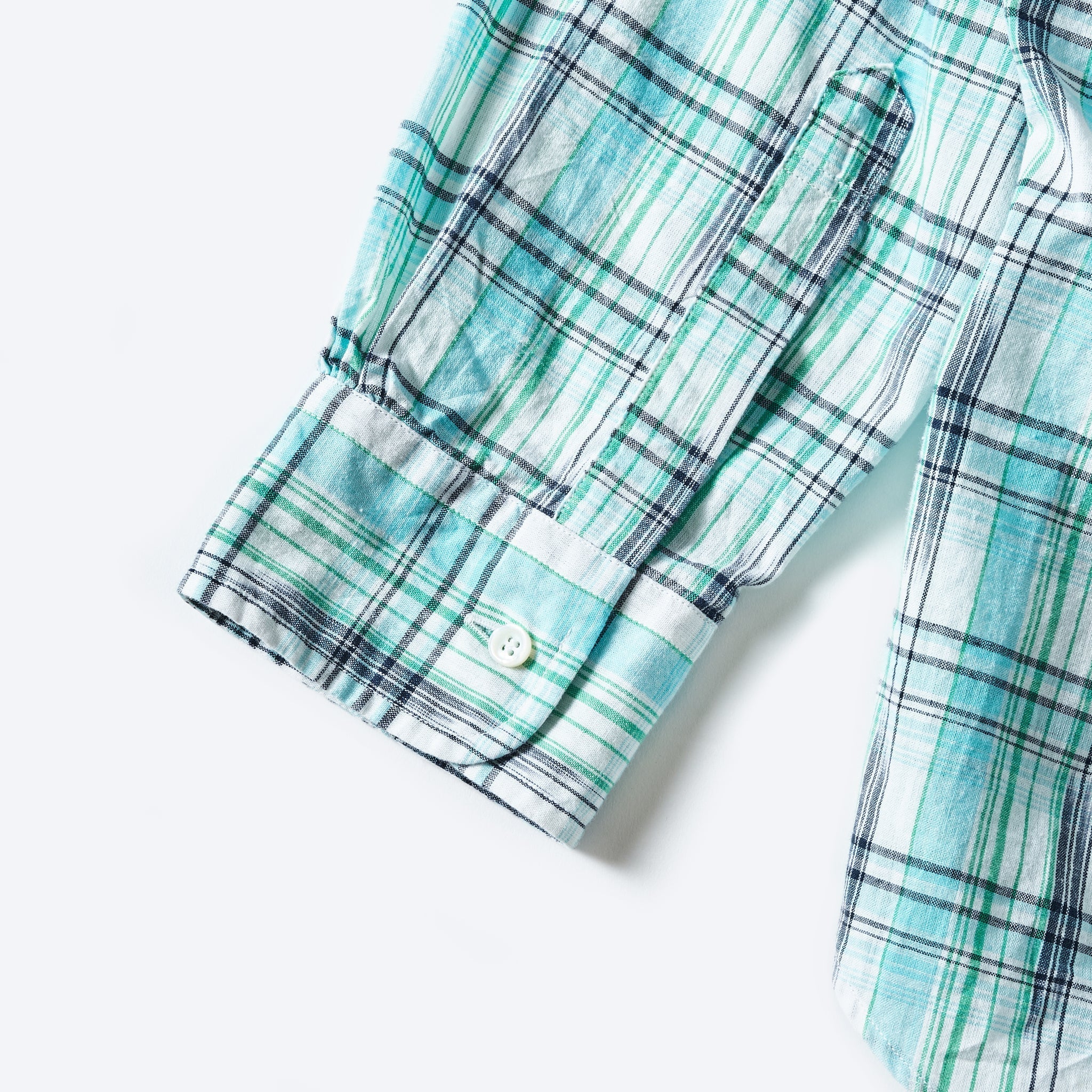 #1283-IM2 POST BD2 : IKAT Madras peppermint