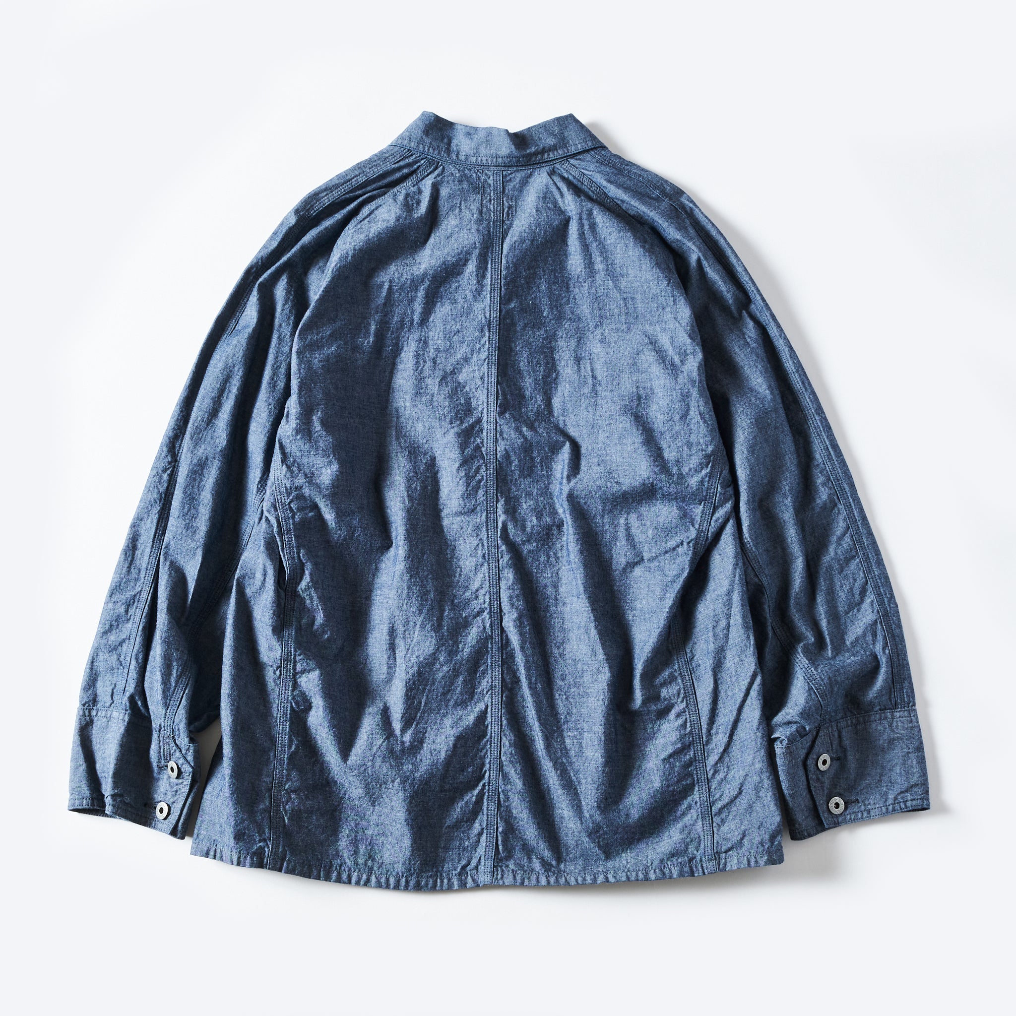 #1102-VSC Engineer's Jacket : vintage sheeting chambray