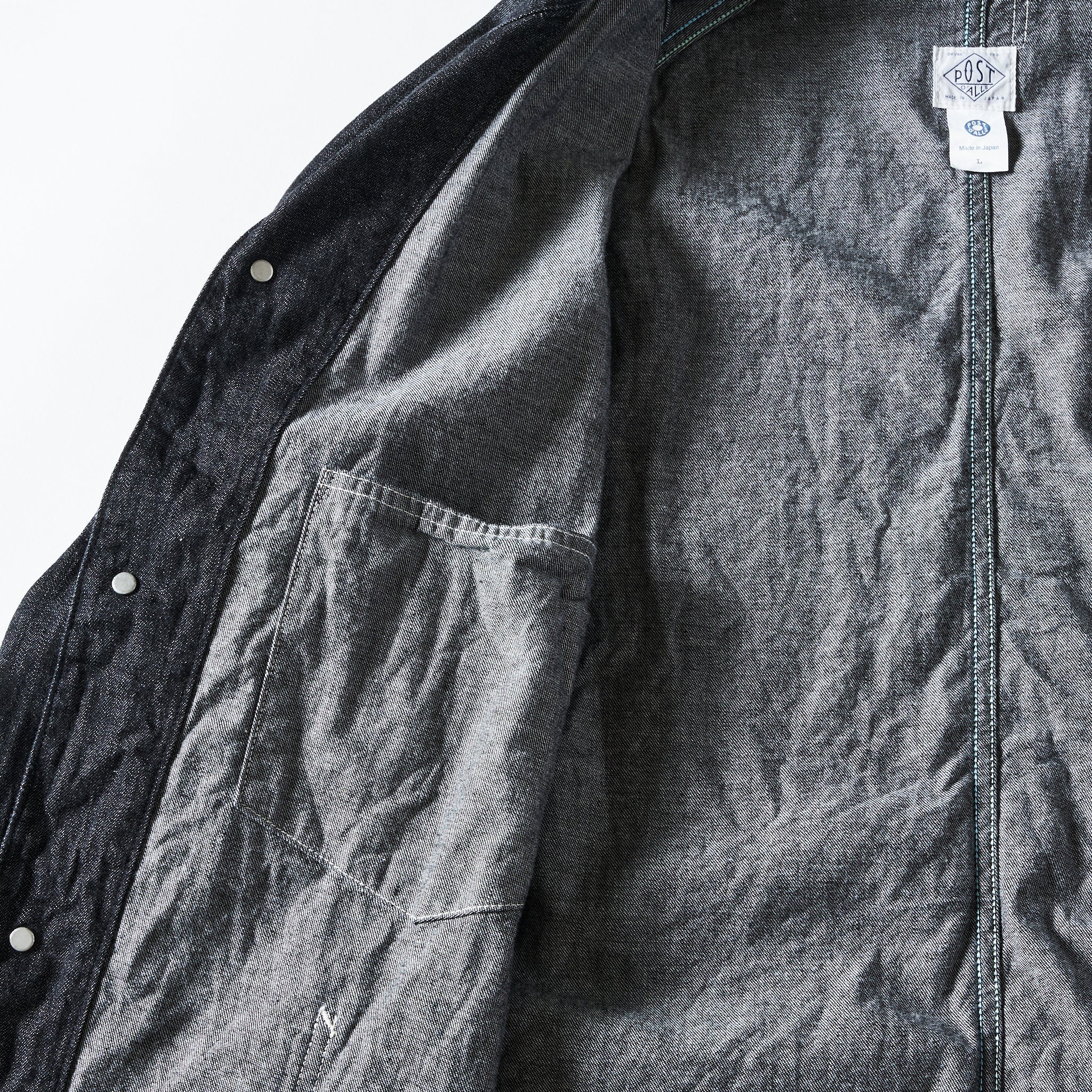#3123-8DB POST44 : 8oz. denim black