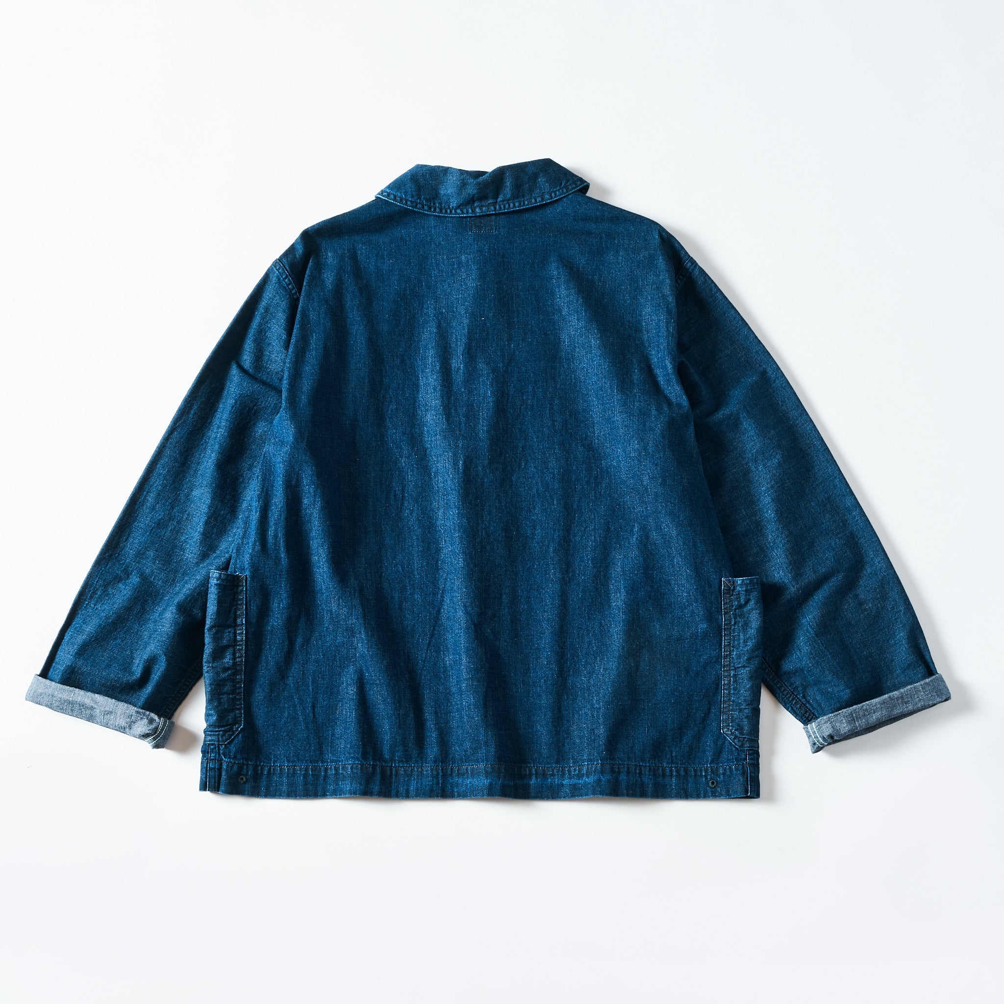 #2114F-8DW NAVY BLU-F : 8oz. deep washed denim indigo