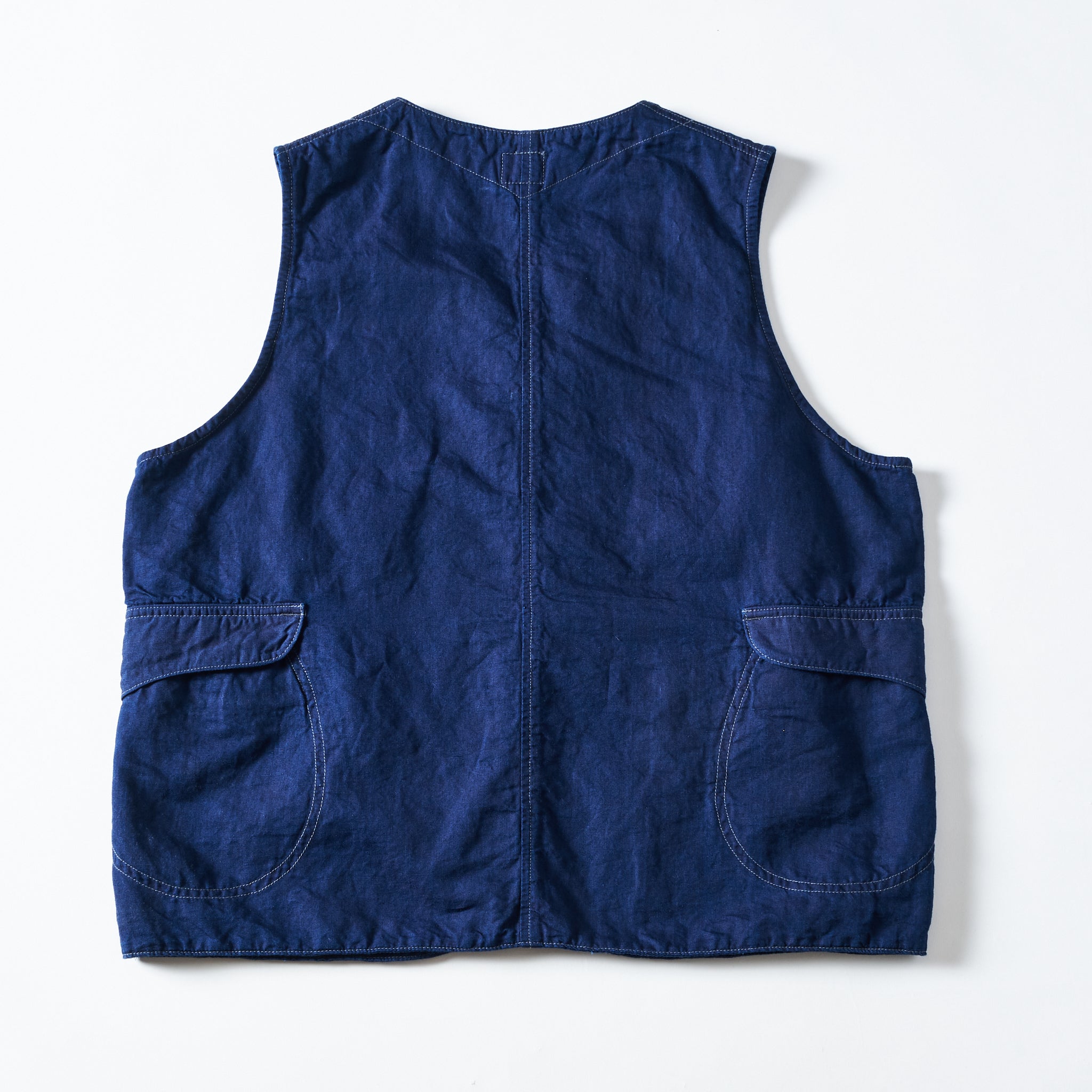 #1512-CLW Royal Traveler : cotton/linen denim W indigo