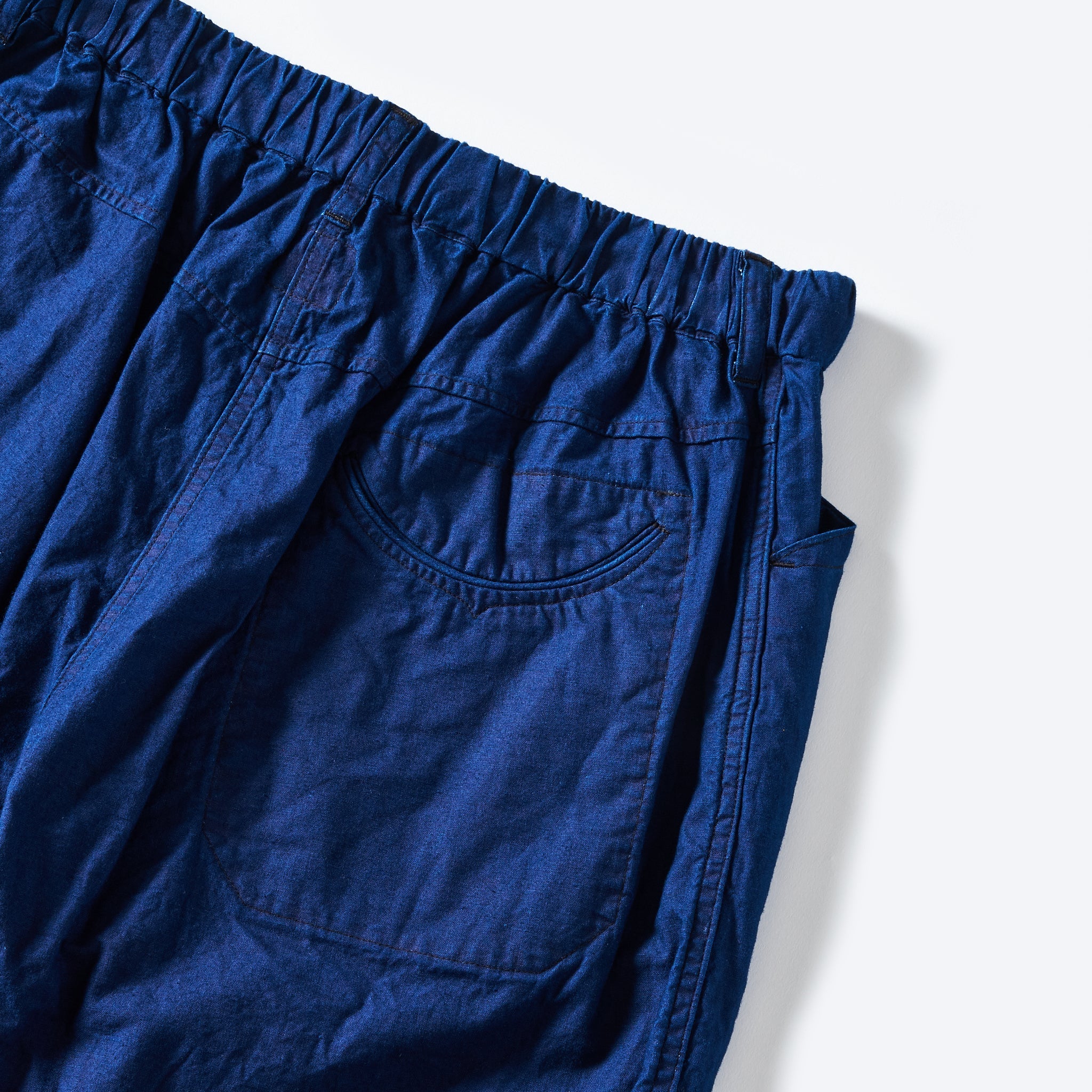 #3319S-SSI E-Z Chinois De Luxe Shorts : summer sheeting indigo