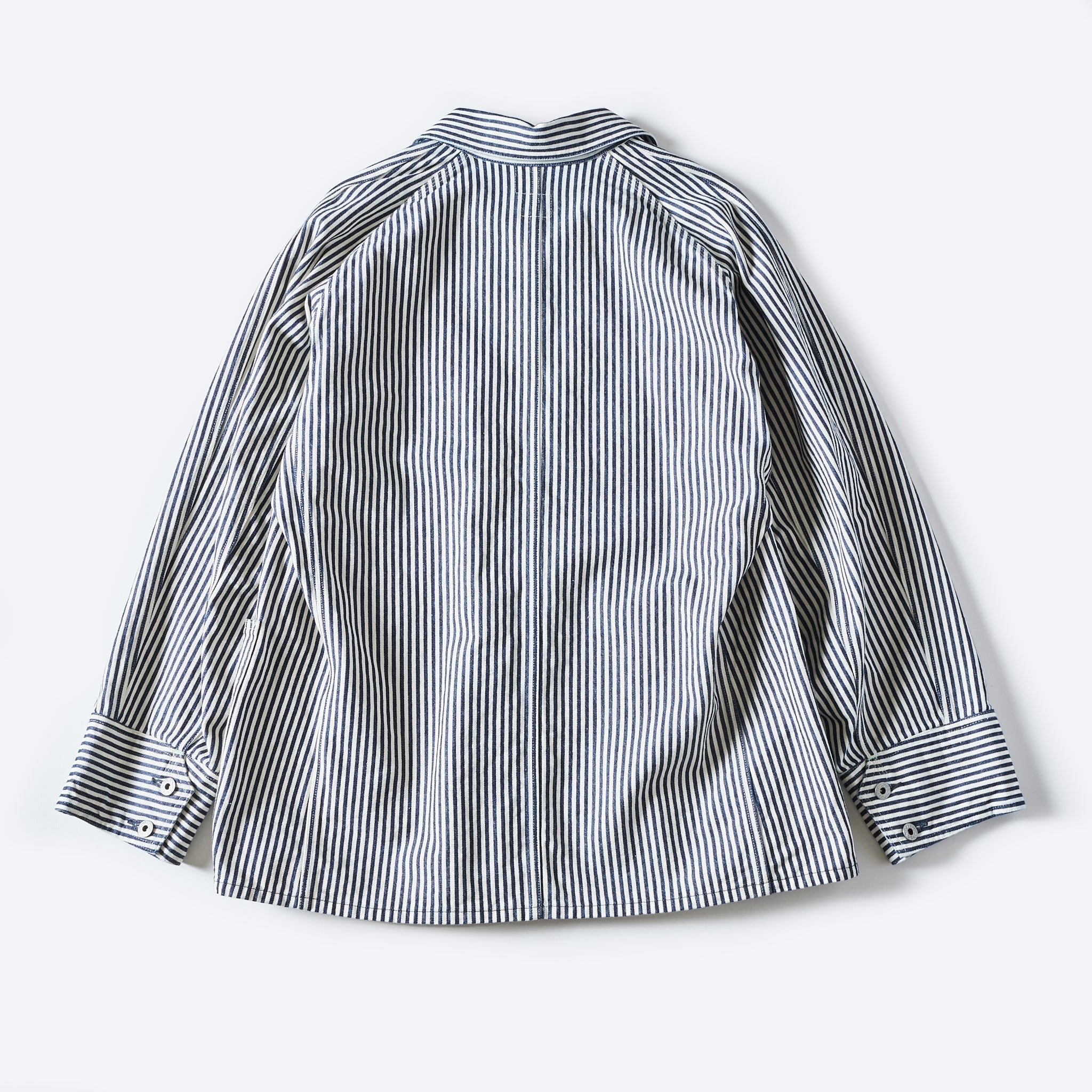 #1102-03 Engineer's Jacket: express stripe indigo