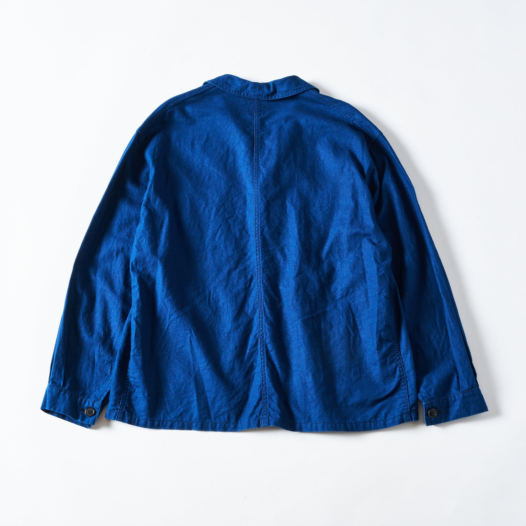 #3119-CLS POS-Travail : cotton/linen sheeting indigo