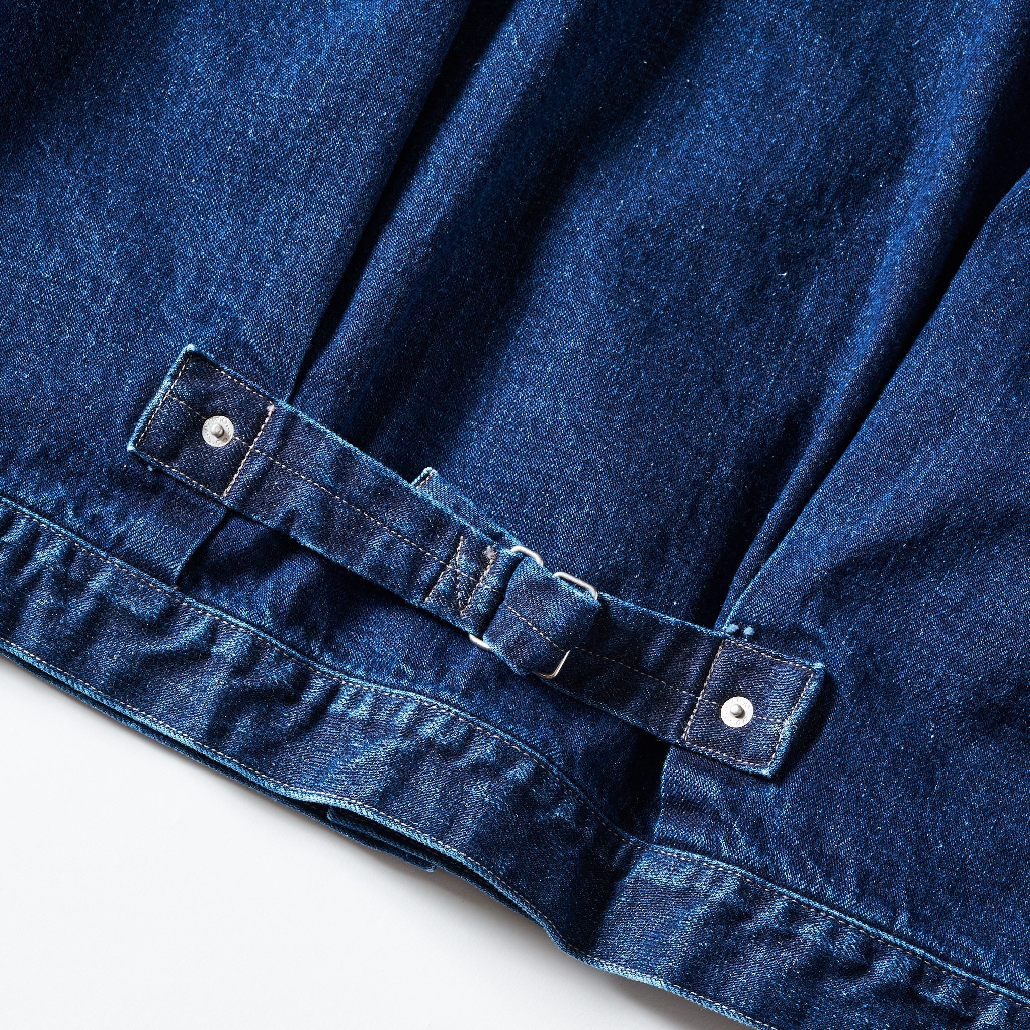 #1108R-12DW Ranchero 2 : 12oz. selvedge deep washed denim indigo