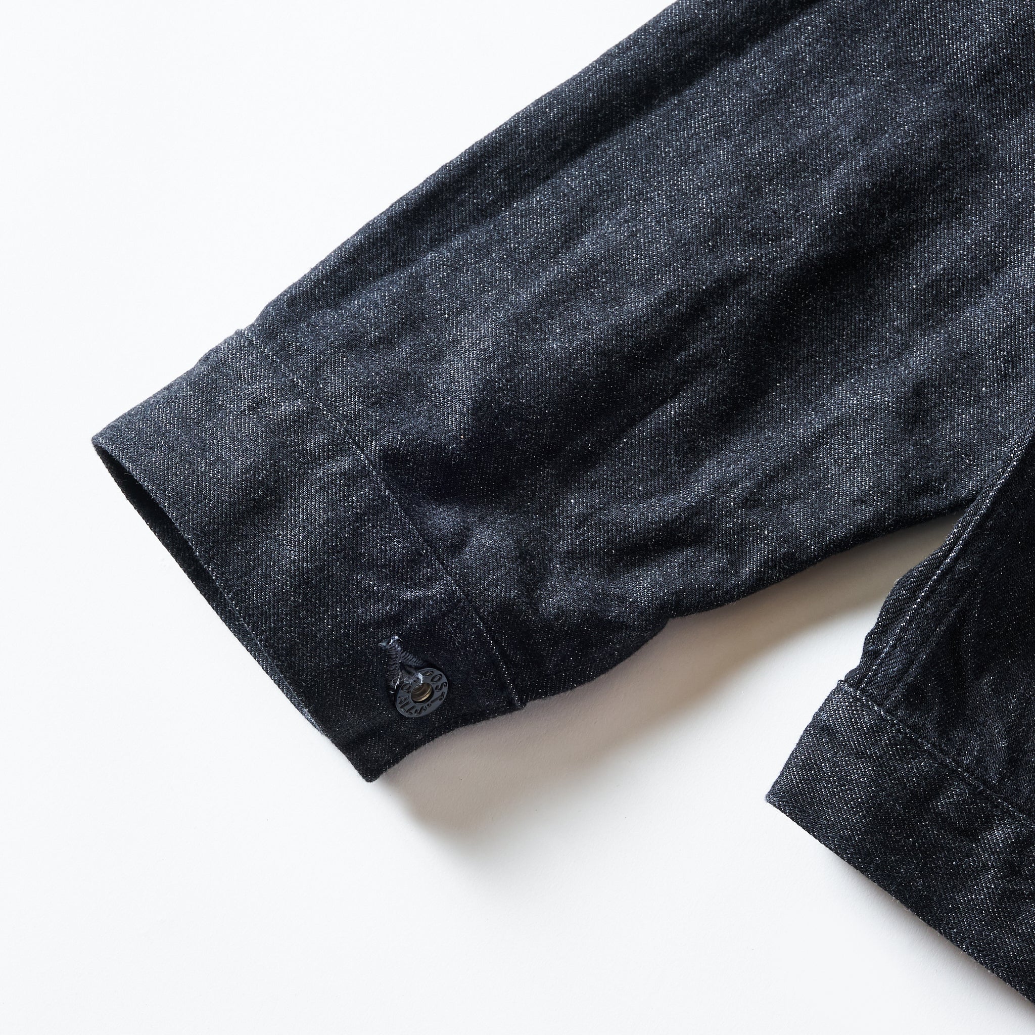 #1108R-12DB Ranchero 2 : 12oz. selvedge denim black