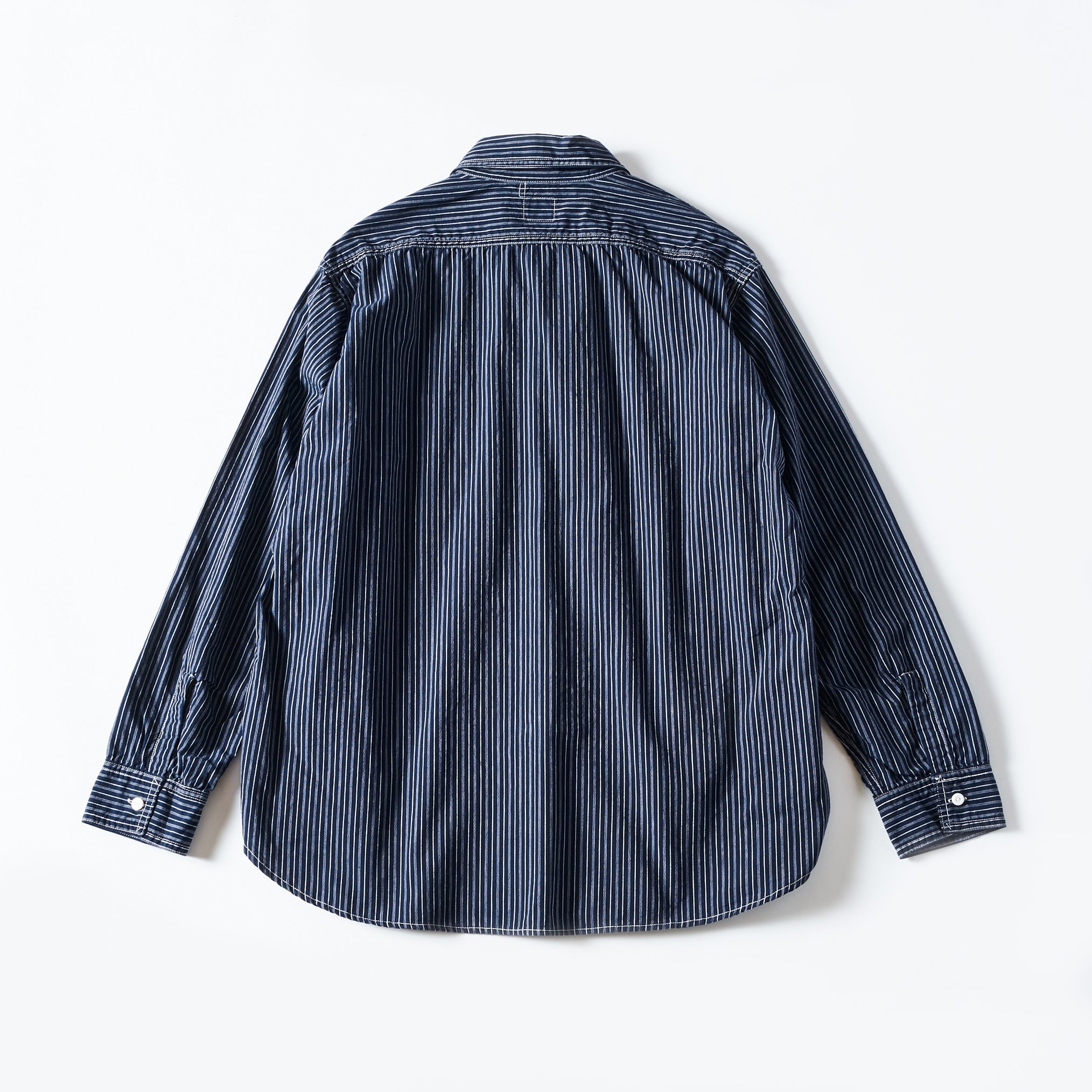 #1211-IS The POST : indigo stripe