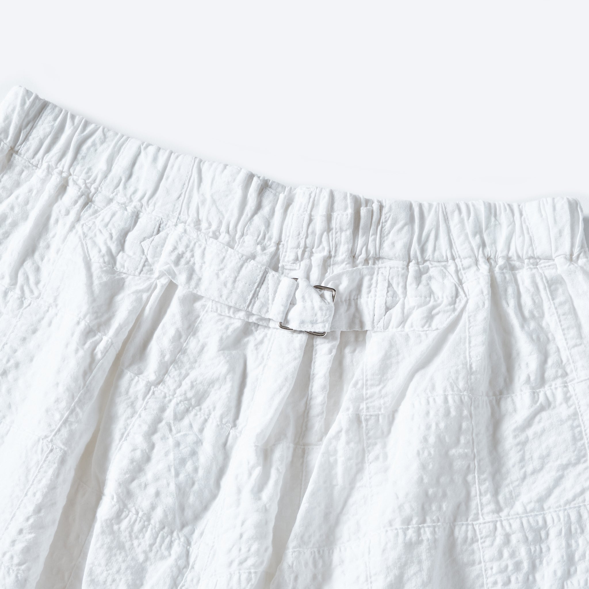 #3315S-SPW E-Z Lax 4 Shorts : summer patchwork white