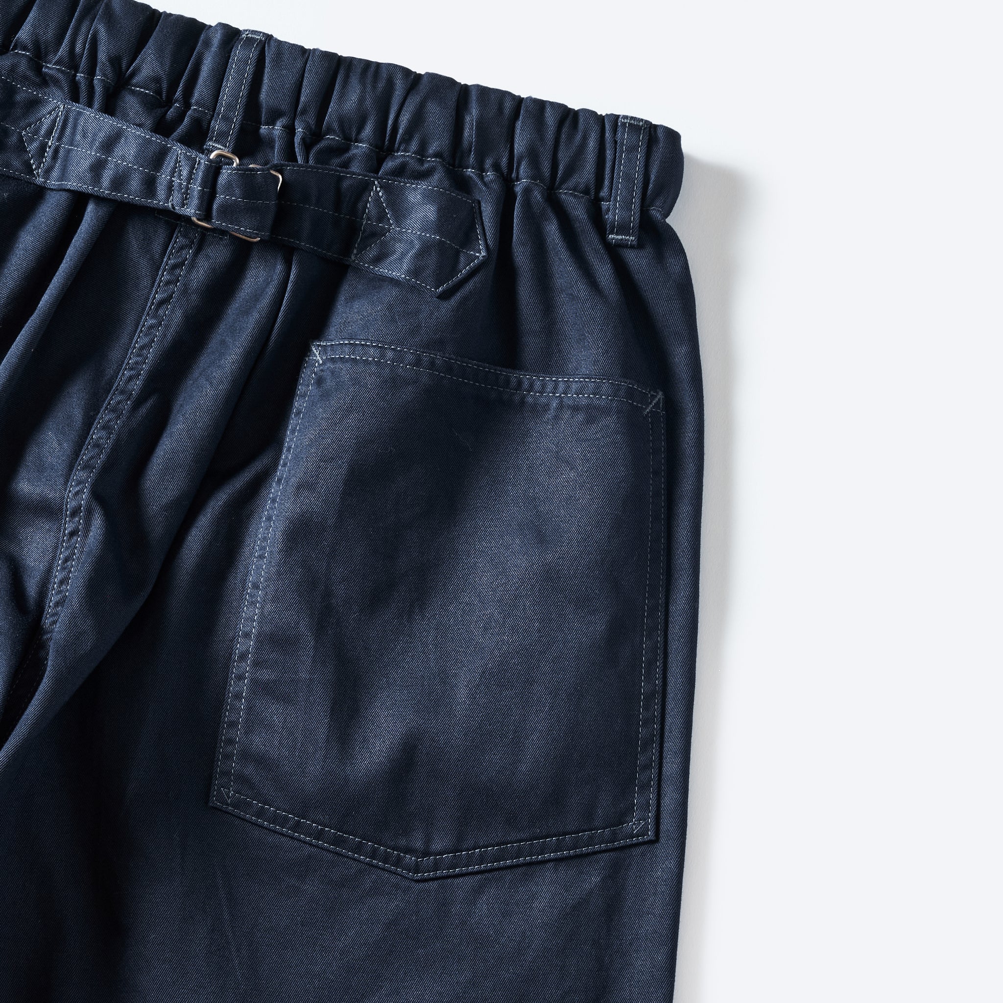 #3313S-CTN E-Z ARMY-NAVY Shorts 2 : cotton twill navy