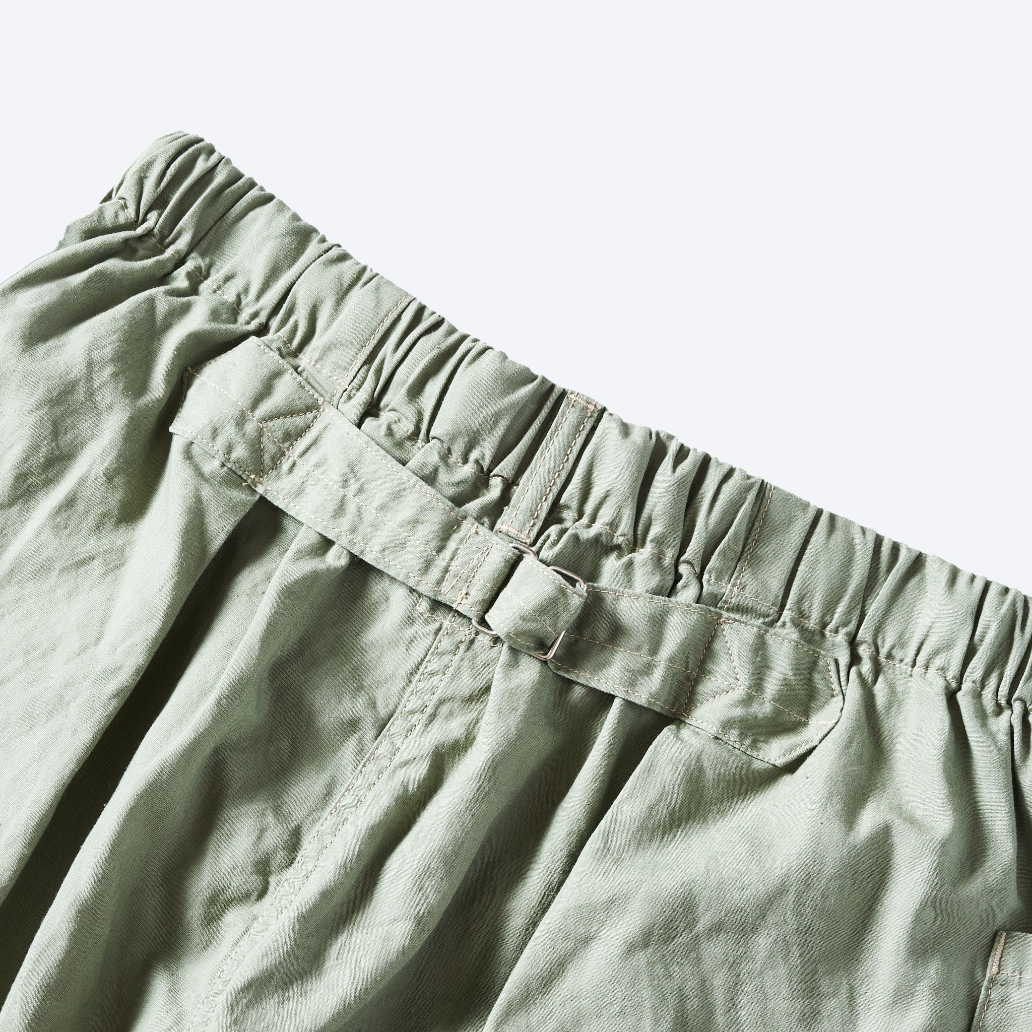 #2323E-HCP2 E-Z DEE's Shorts : hemp/cotton poplin sage