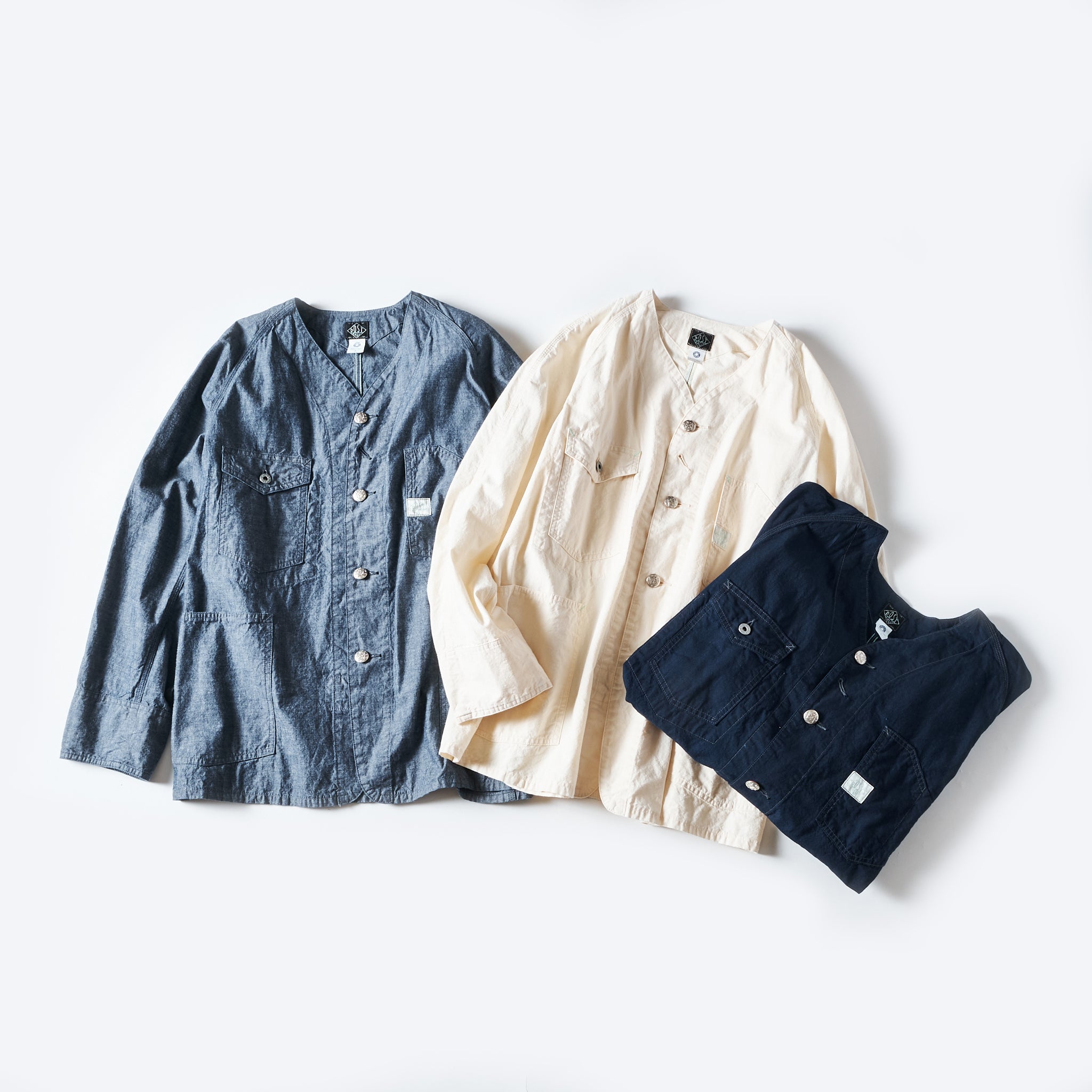#1102DV-VSN Engineer's Jacket DV : vintage sheeting natural