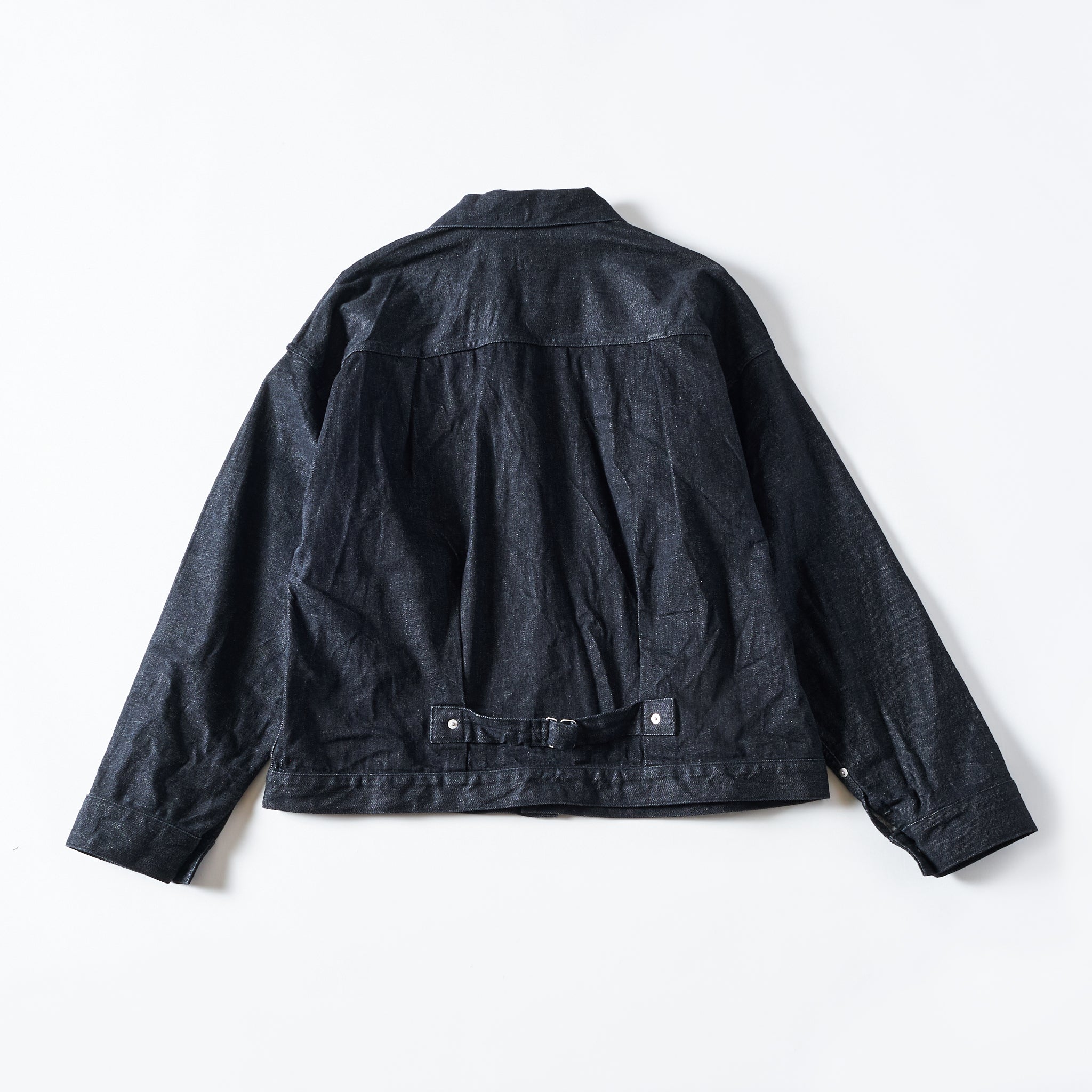 #1108R-12DB Ranchero 2 : 12oz. selvedge denim black