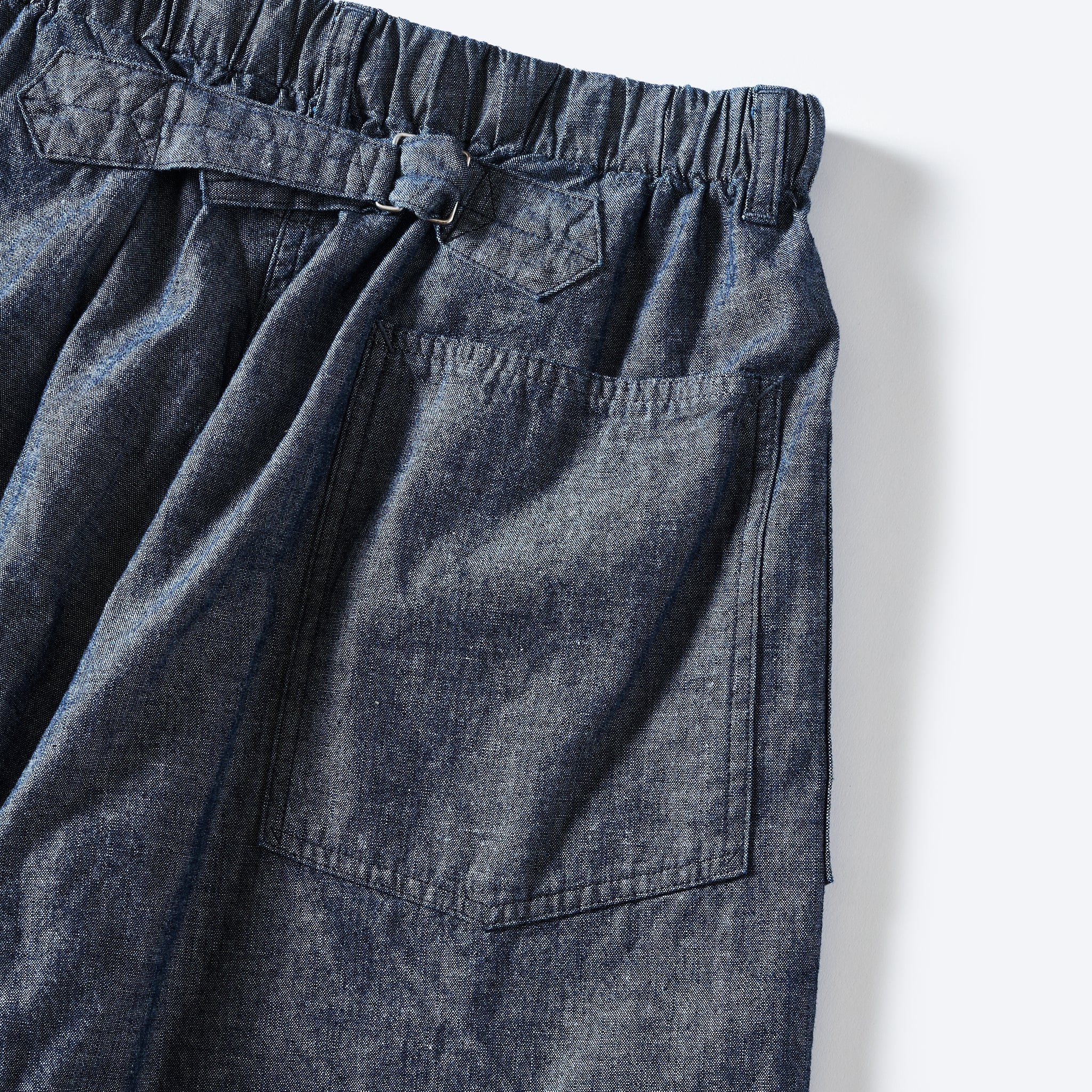 #3313S-HCC E-Z ARMY-NAVY Shorts 2 : heavy chambray