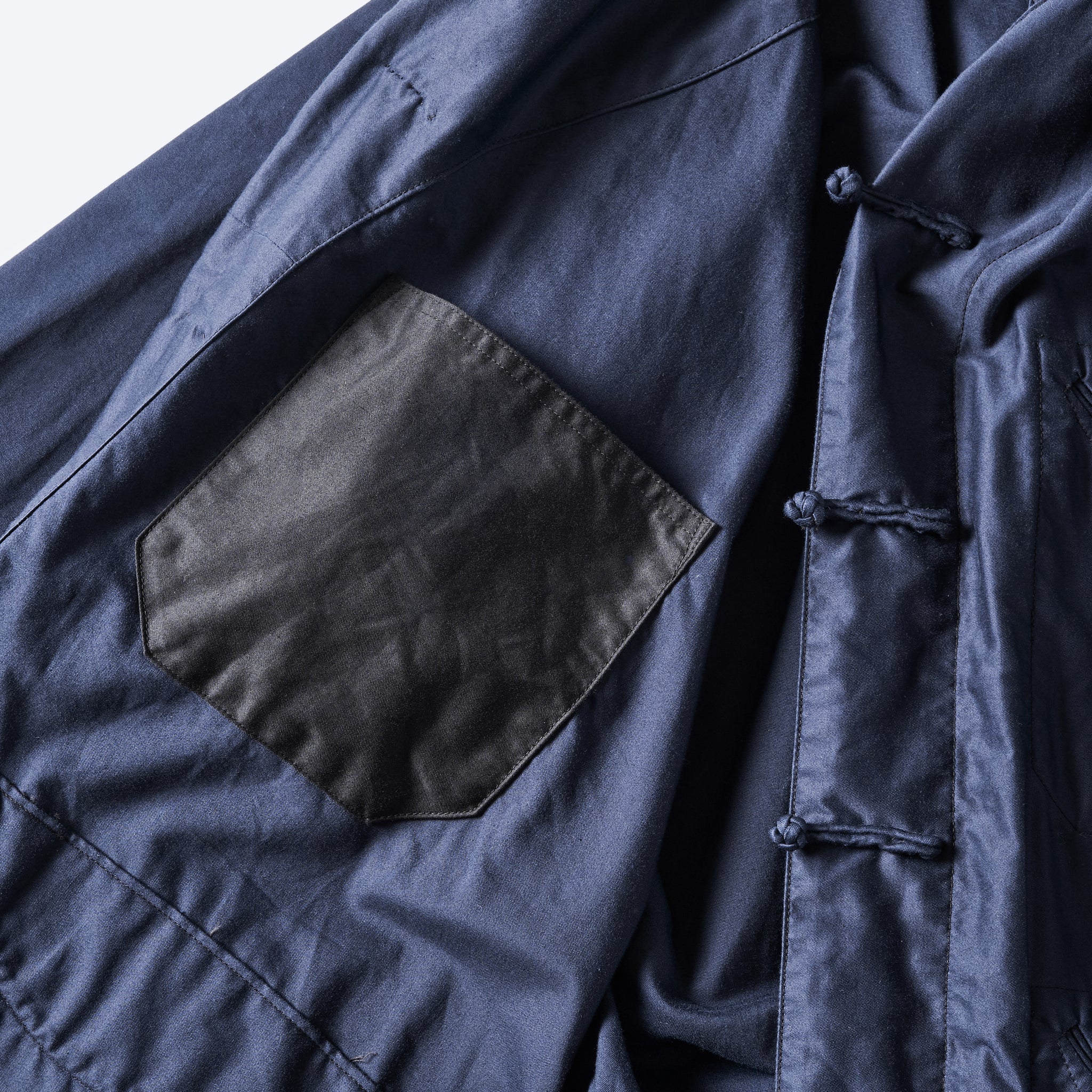 #3117-SMN POST Chinois De Luxe : summer moleskin navy