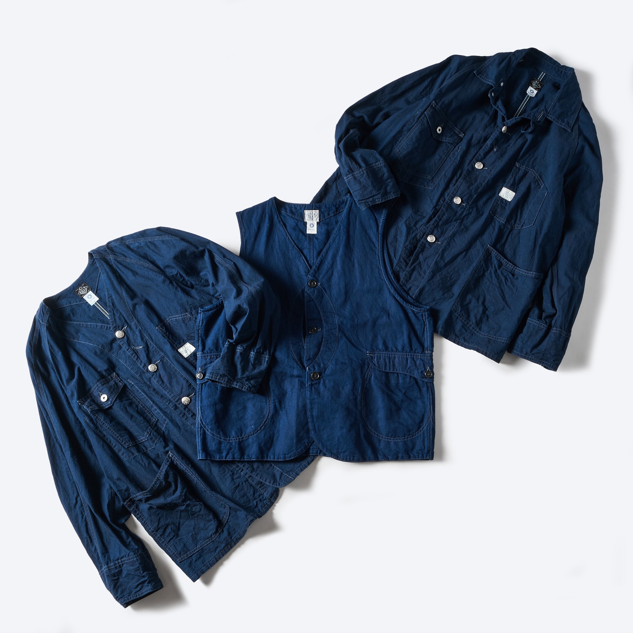 #1102DV-VSI Engineer's Jacket DV : vintage sheeting indigo