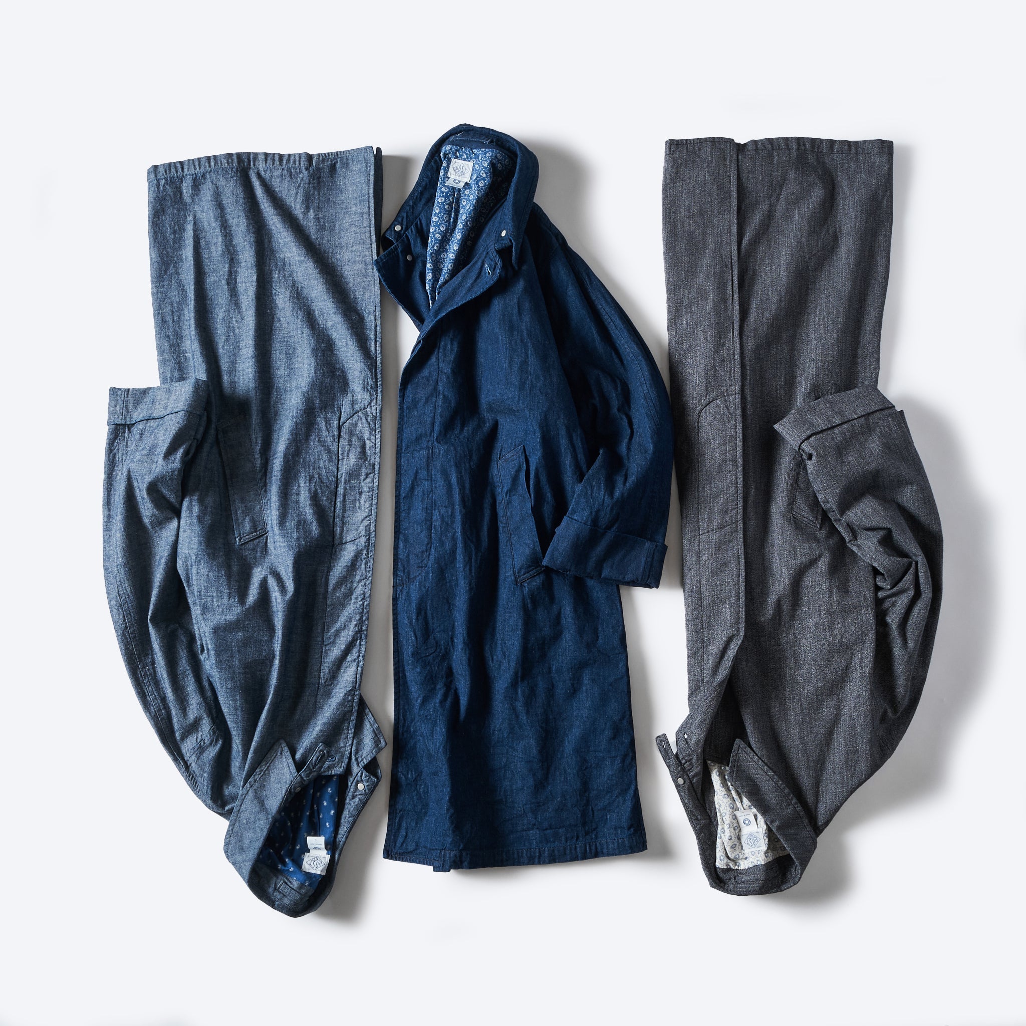 #3121-HCC USN Utility Coat: heavy chambray