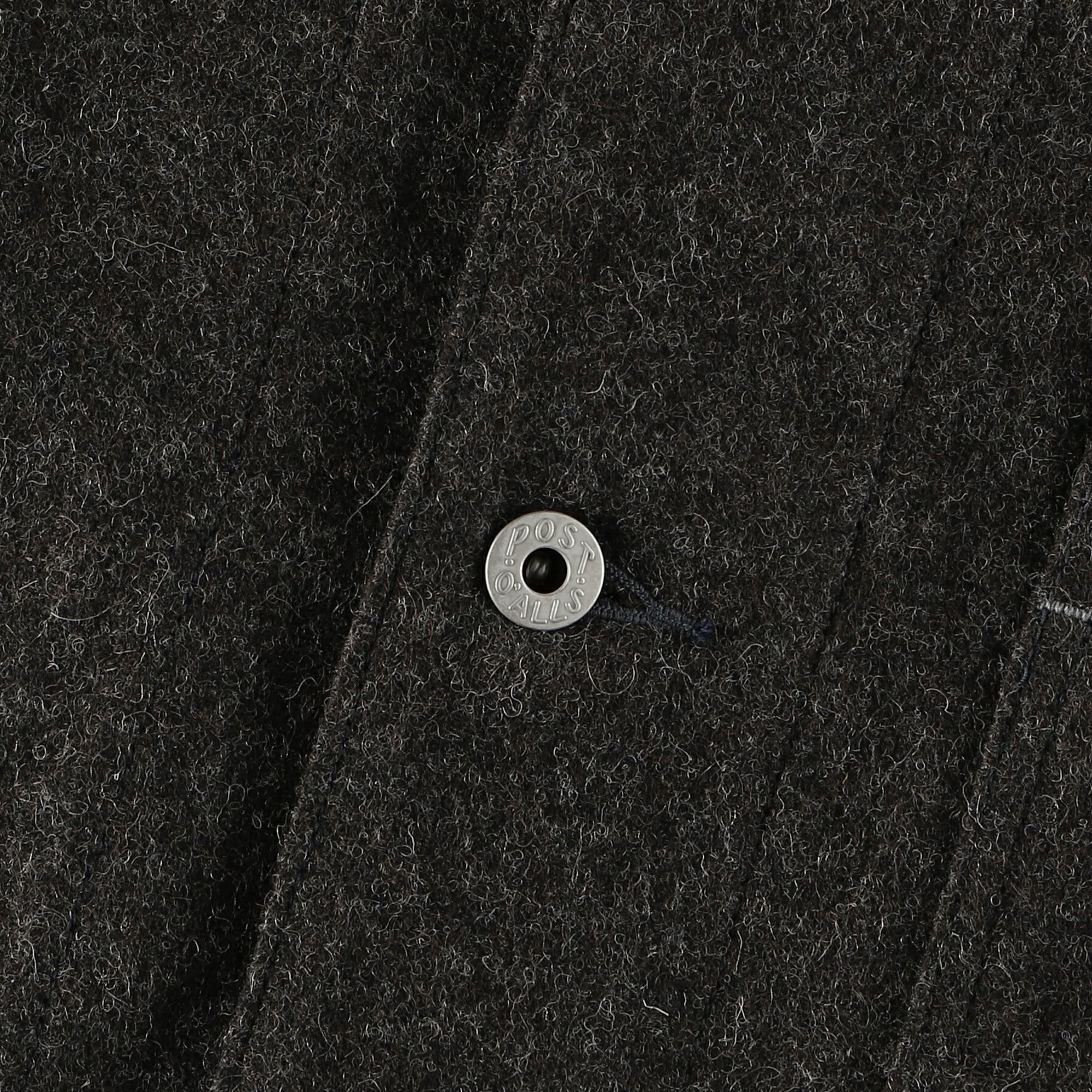 #1106R WM2 / wool melton dark brown heather