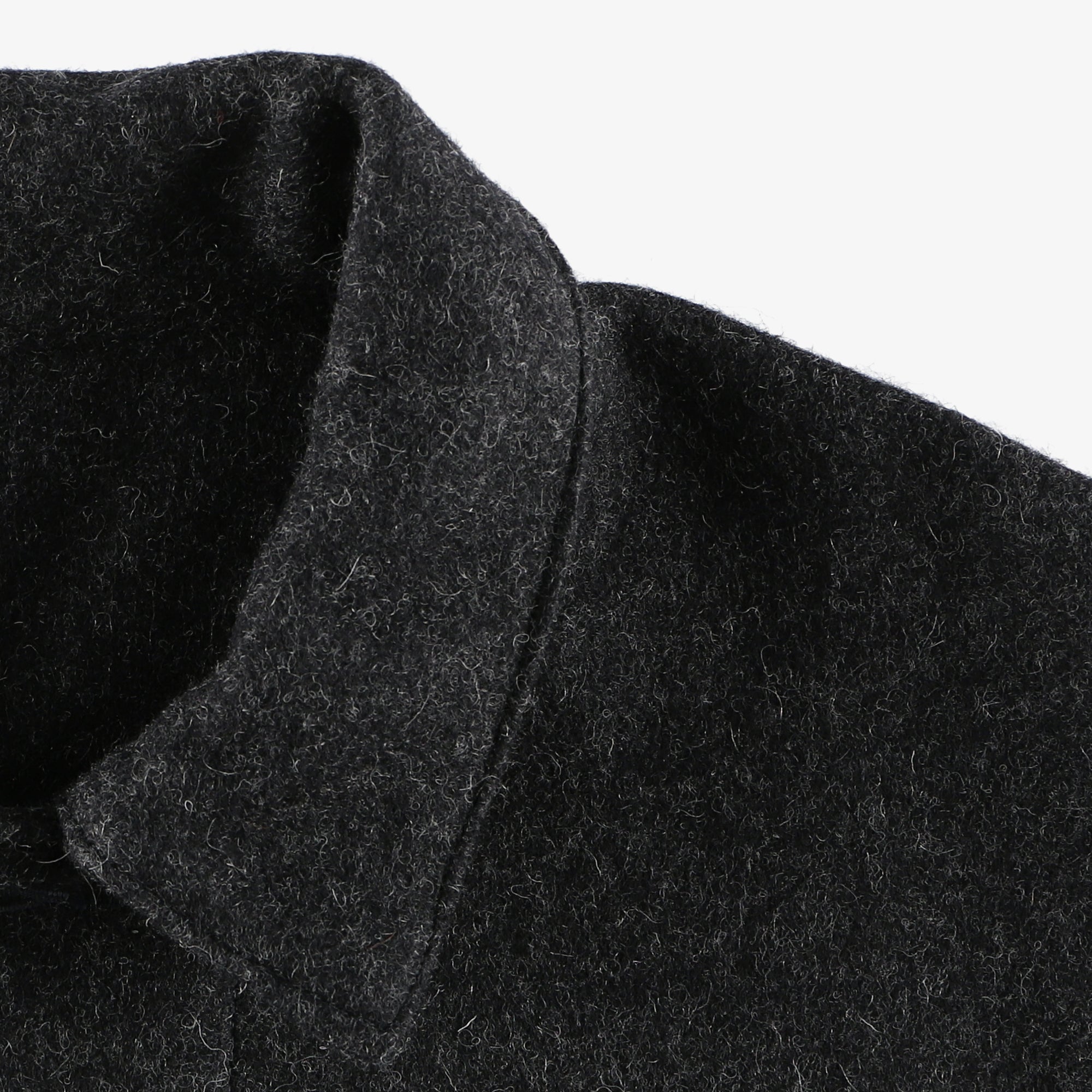#1106R WM1 / wool melton dark charcoal heather