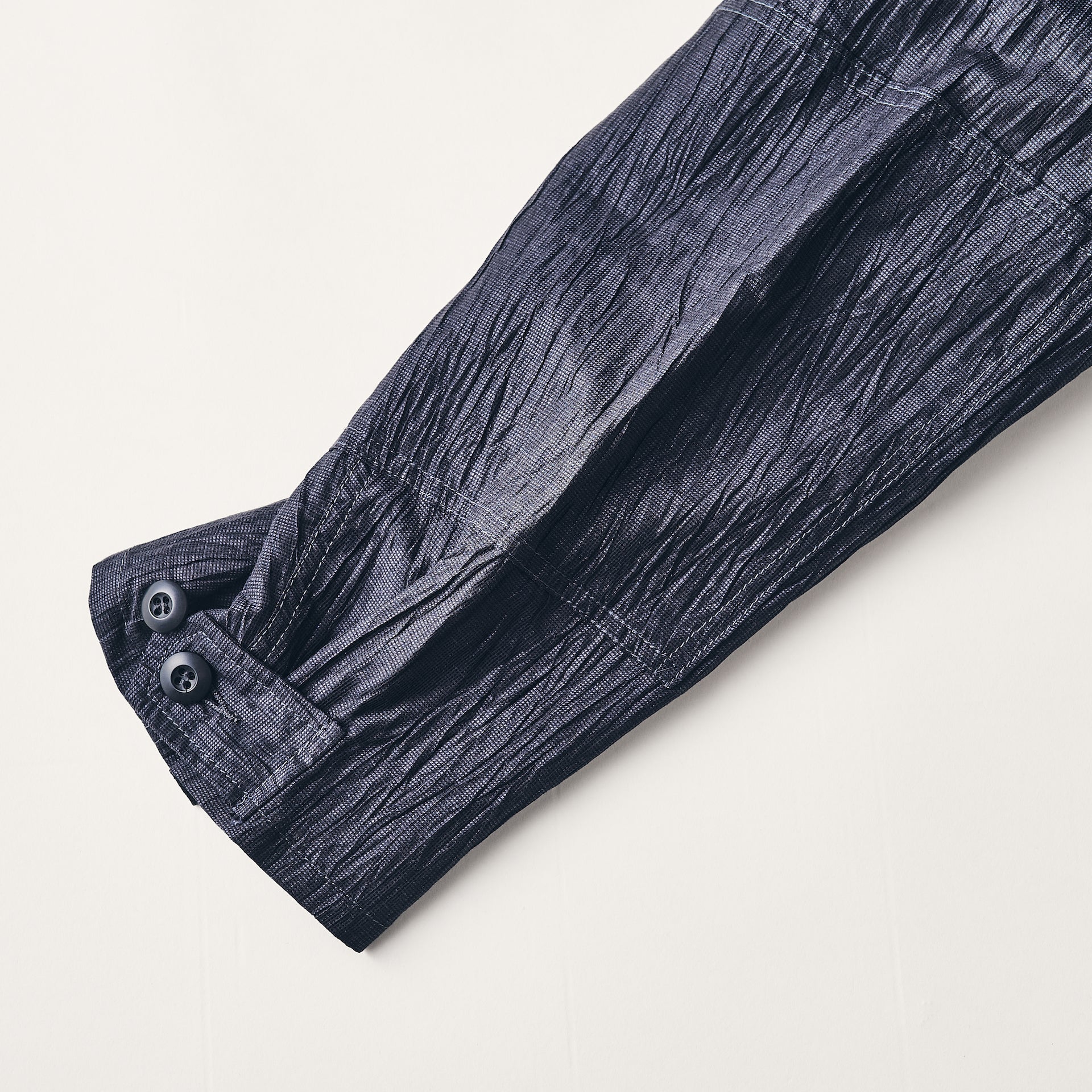 #1123-CLN BDU-R : crinkle linen/cotton navy