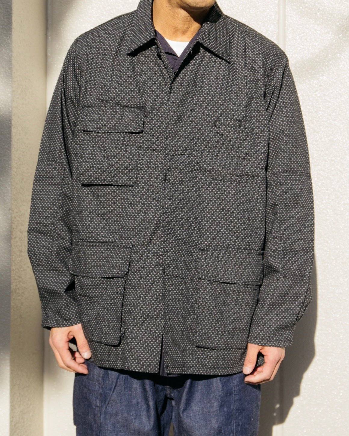 #1123 CP BDU-R : crest print gray