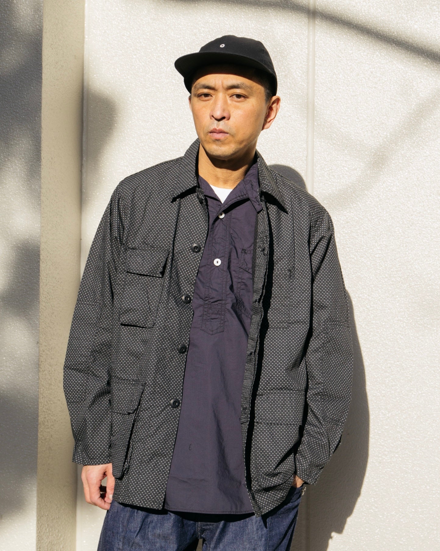 #1123 CP BDU-R : crest print grey