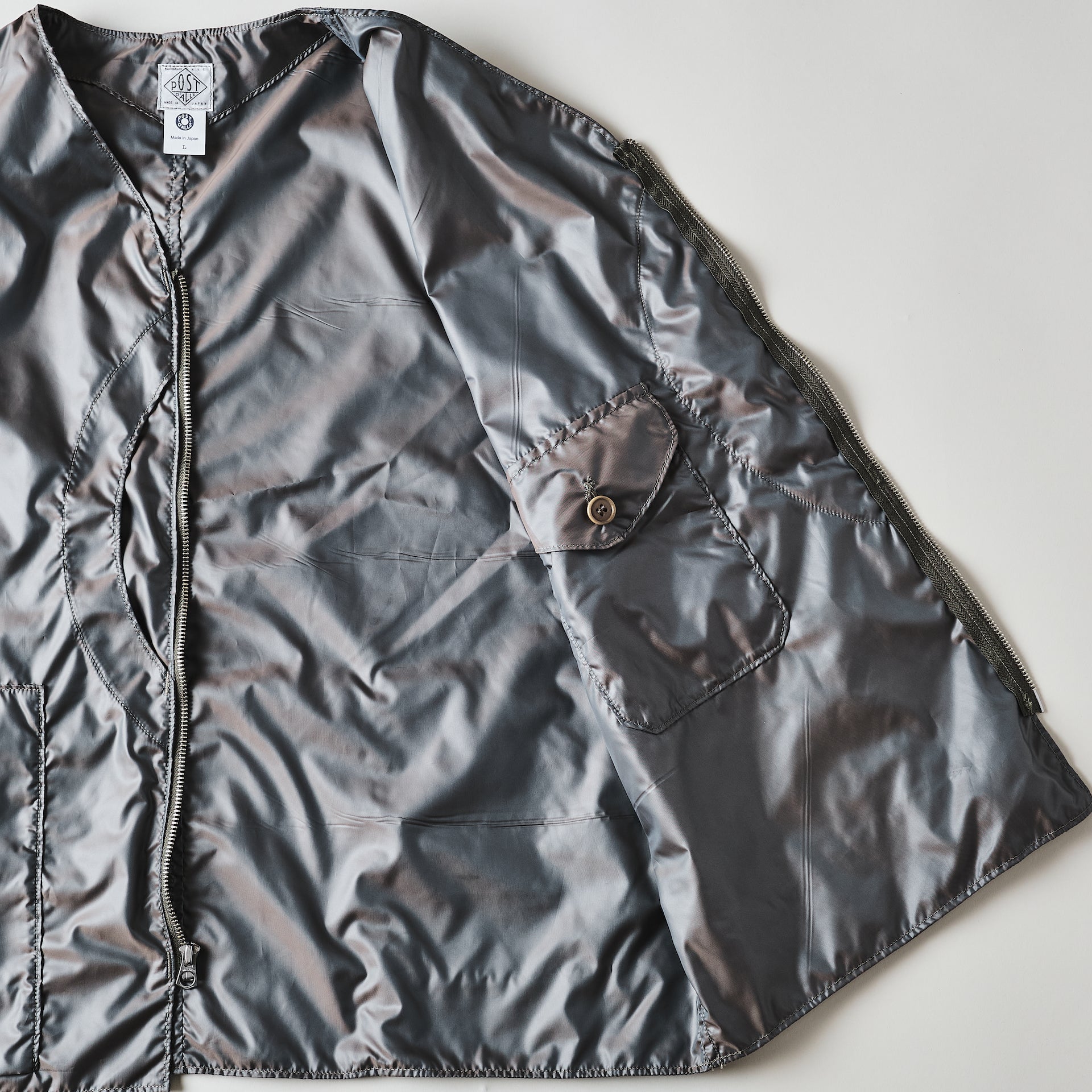 #1521-IPT Mr.DEE : iridescent poly taffeta khaki