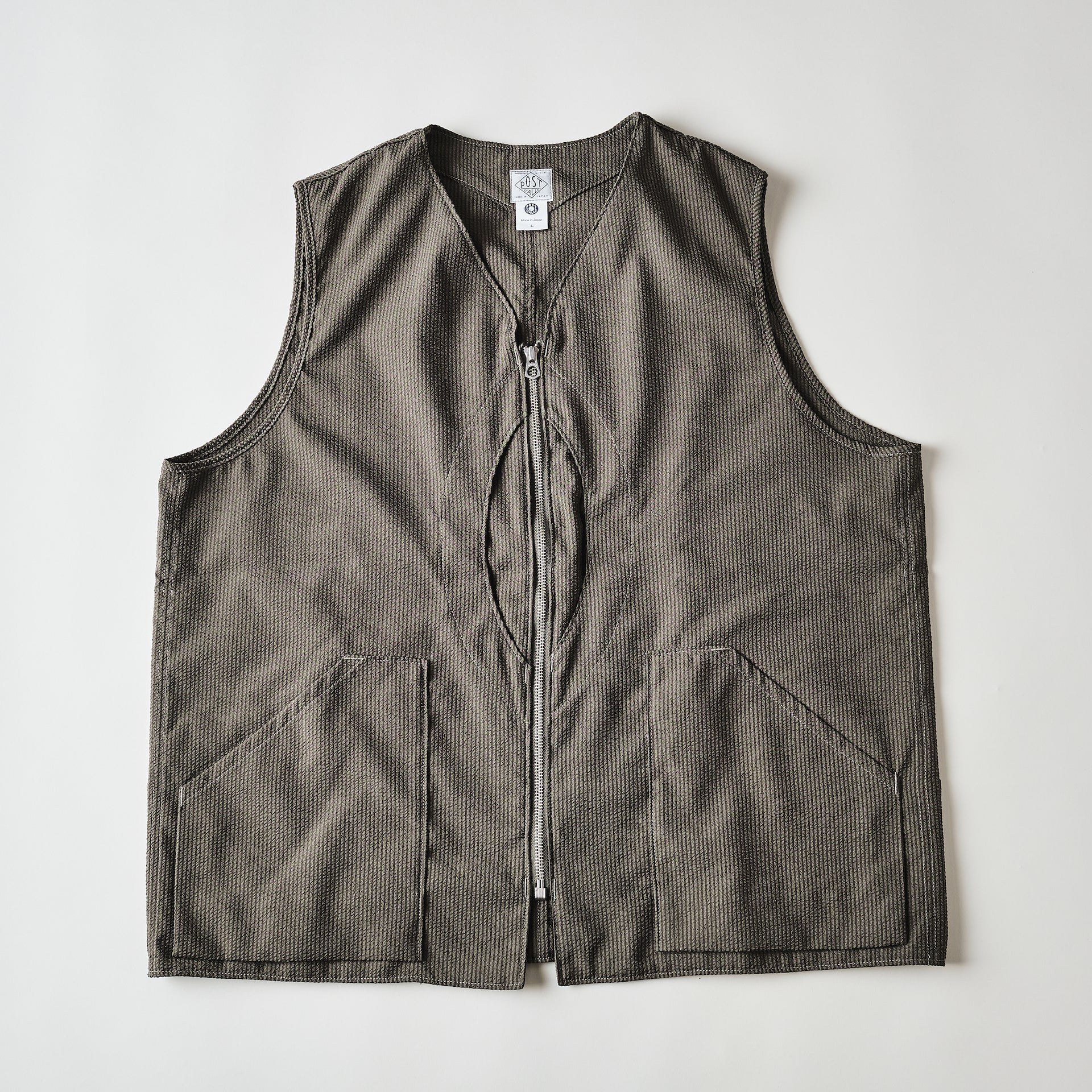 #1521-PSO Mr.DEE : poly seersucker olive