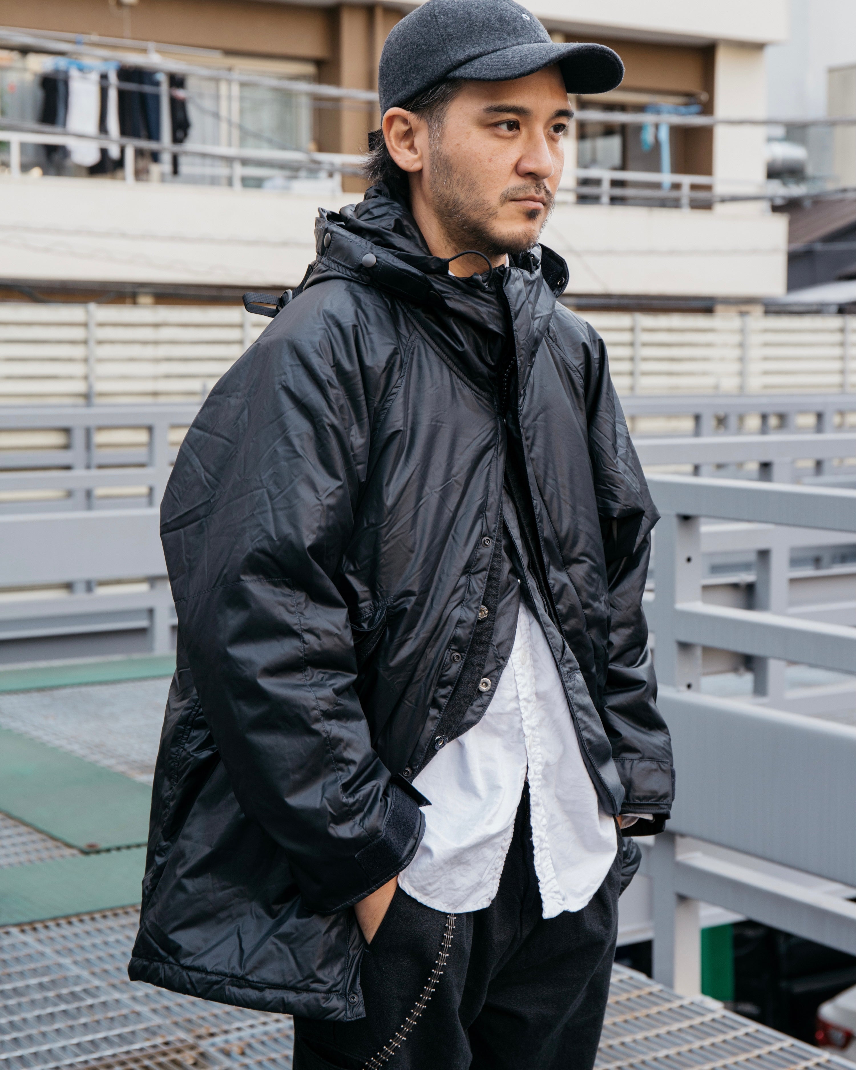 CJ008-NT1 CORONA x Post O’Alls G-1 Parka : nylon taffeta w/Thinsulate black