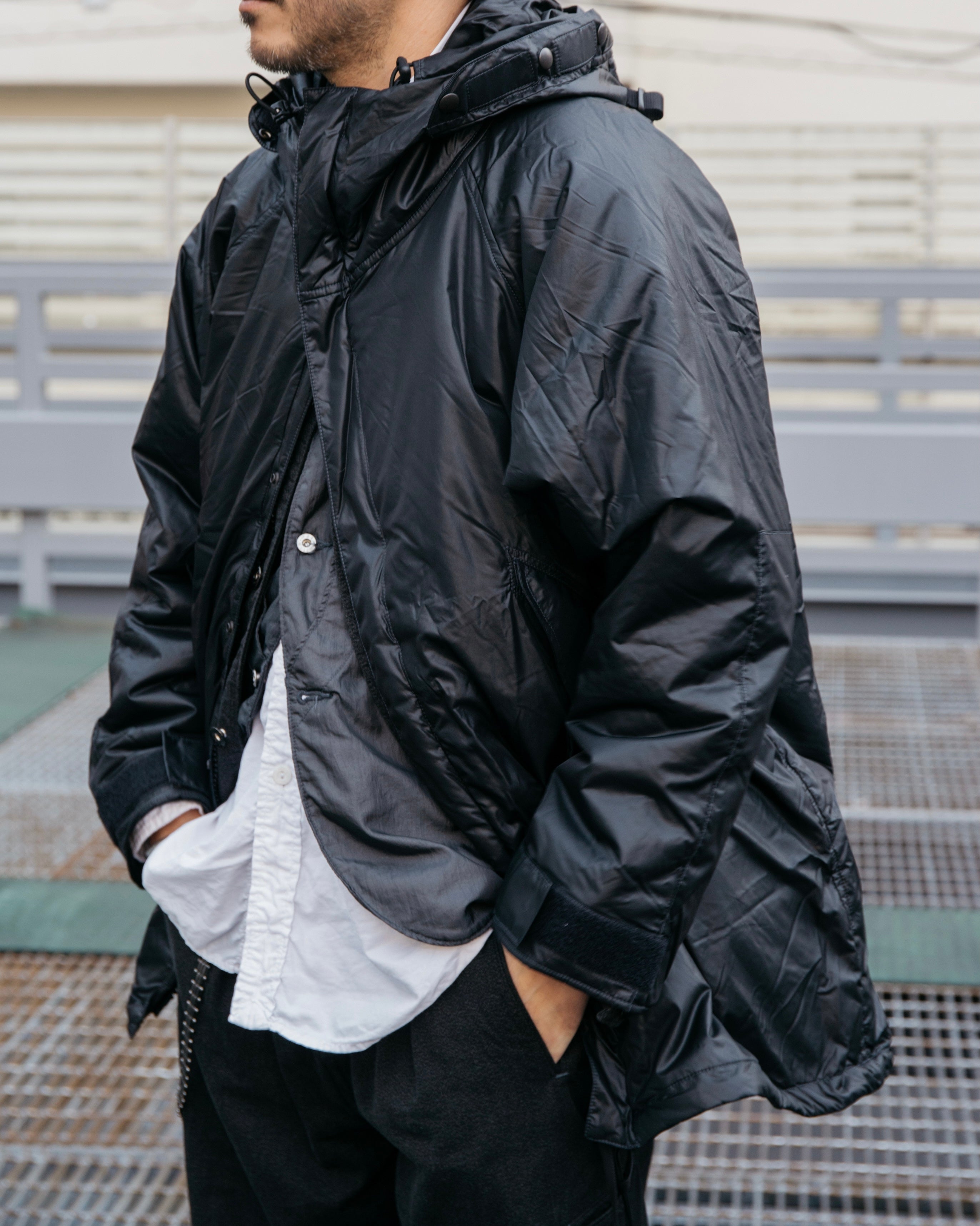 CJ008-NT1 CORONA x Post O’Alls G-1 Parka : nylon taffeta w/Thinsulate black