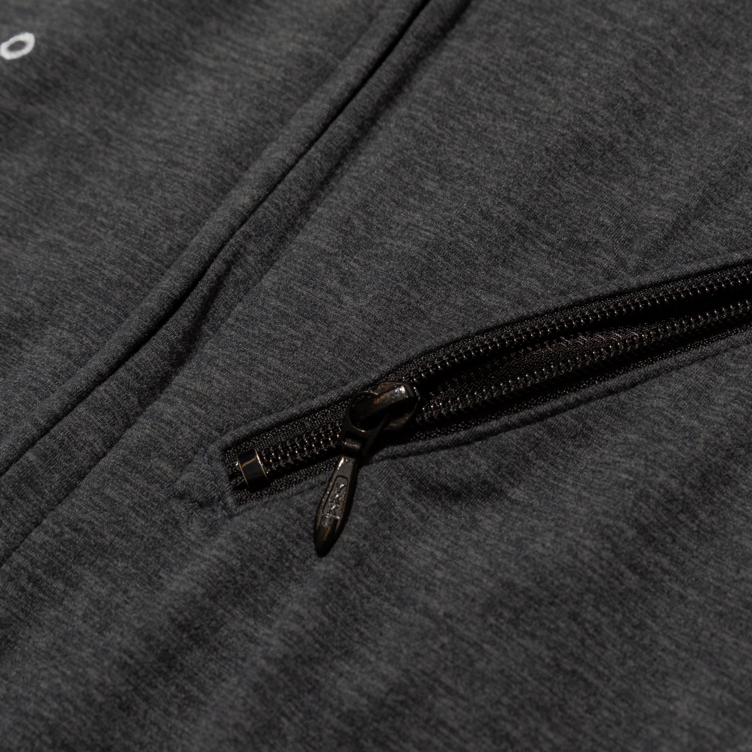 #3601 EZ HOODIE LJ1 : light weight poly jersey charcoal heather