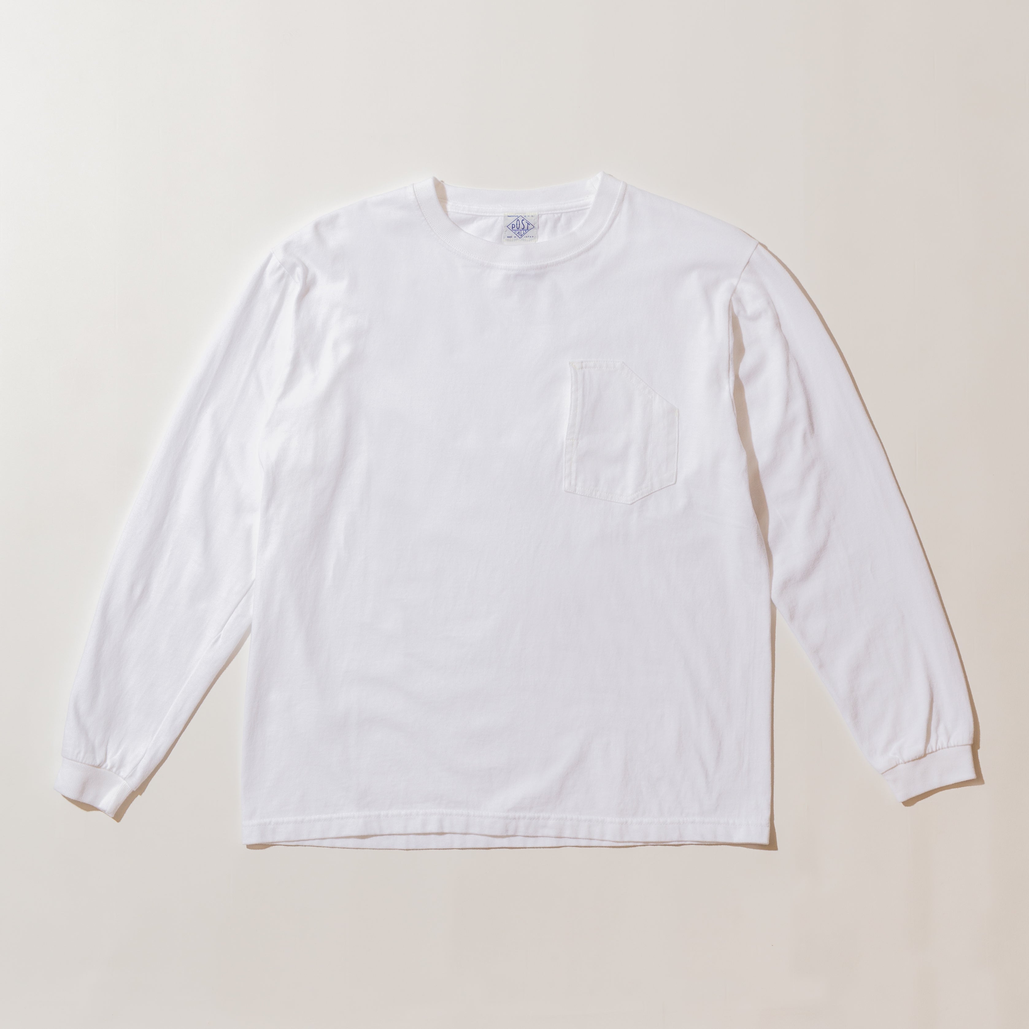 #3701 1102 Tee L/S 1 : 7 oz cotton jersey white