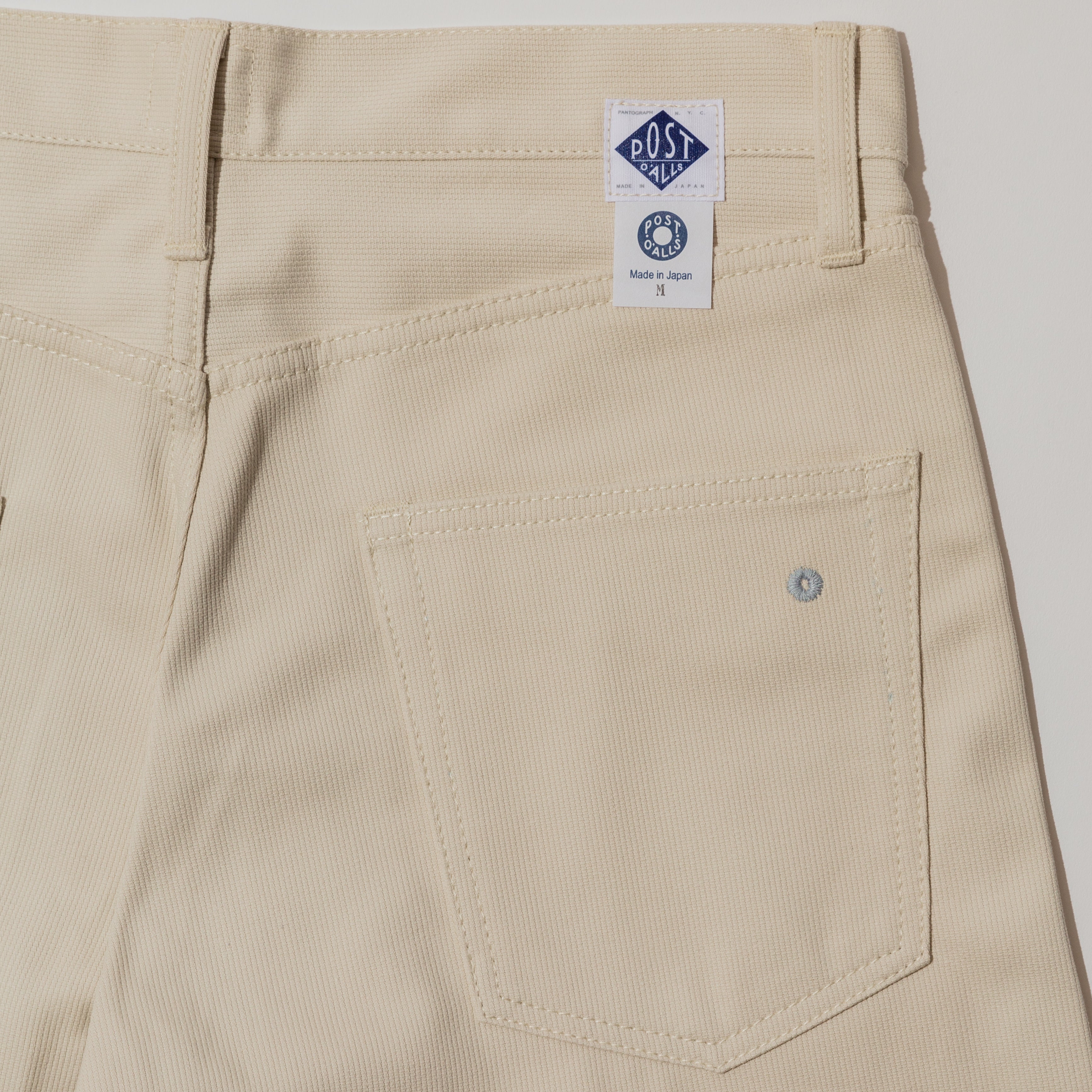 #1398-BC1 No.4 Five Pocket : bedford cord stone