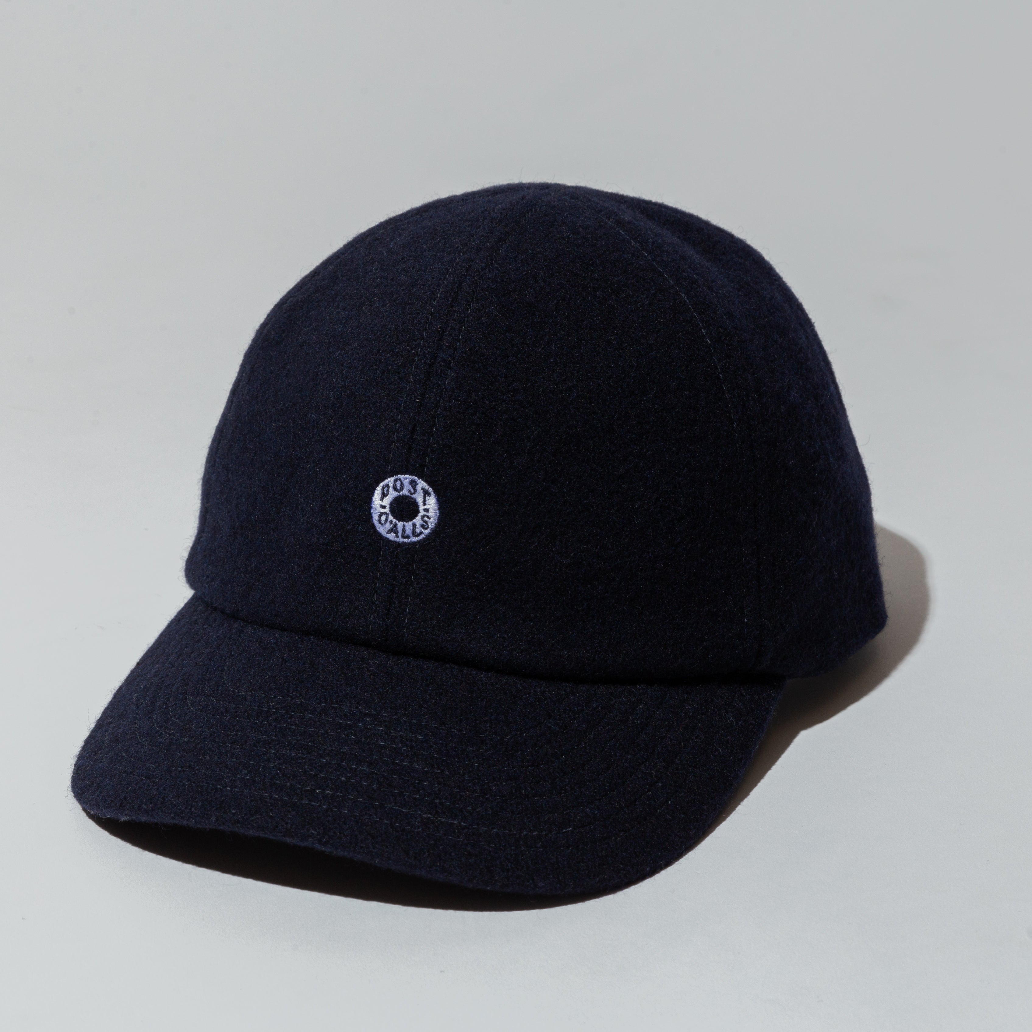 #3903 BASEBALL CAP WF1 : wool flannel navy