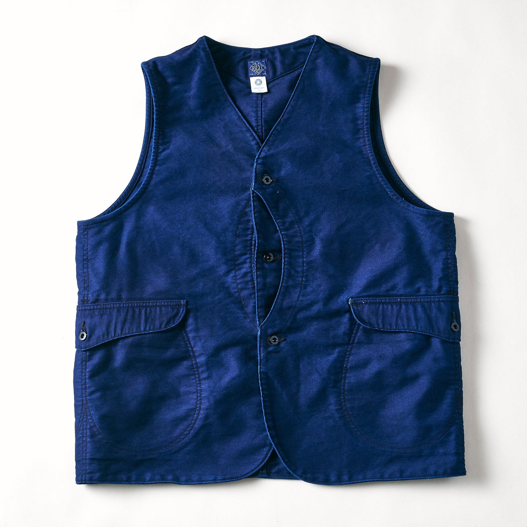 #1512-MI Royal Traveler : vintage moleskin indigo