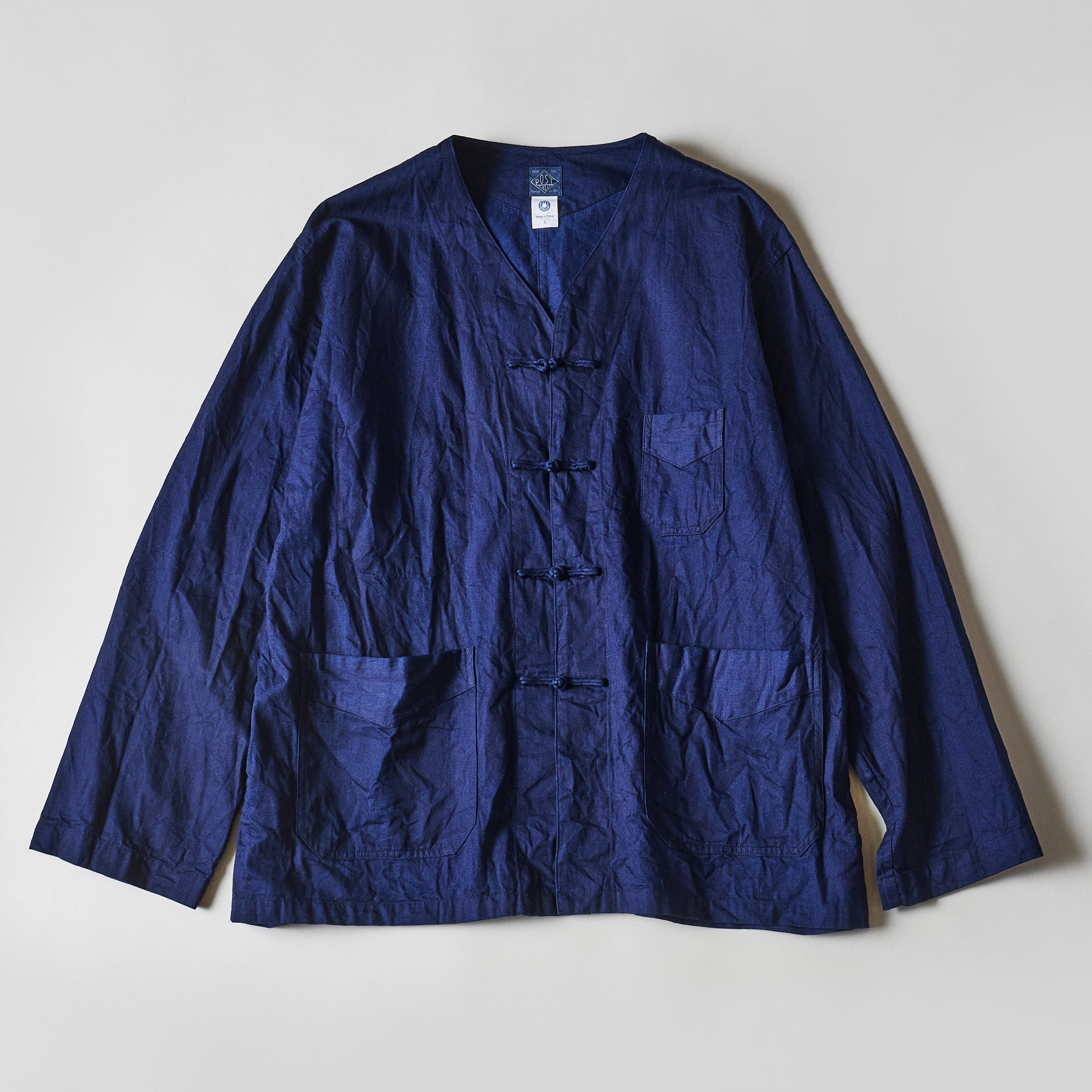 #3109B-VTI POST Chinois DV : vintage twill indigo