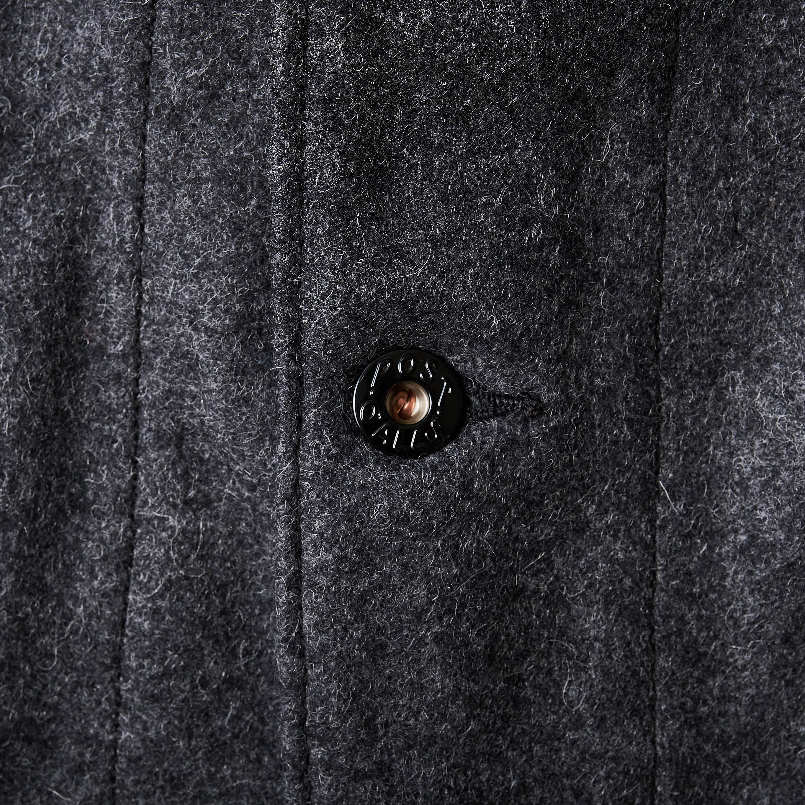 #3103 POST 42 DV WM1 : wool melton charcoal