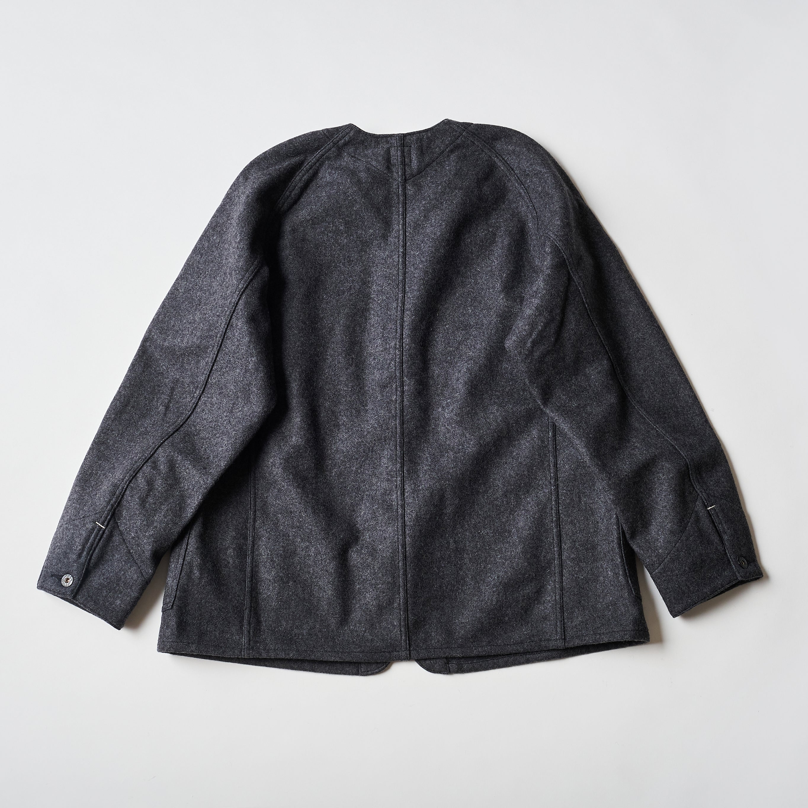 #3103 POST 42 DV WM1 : wool melton charcoal