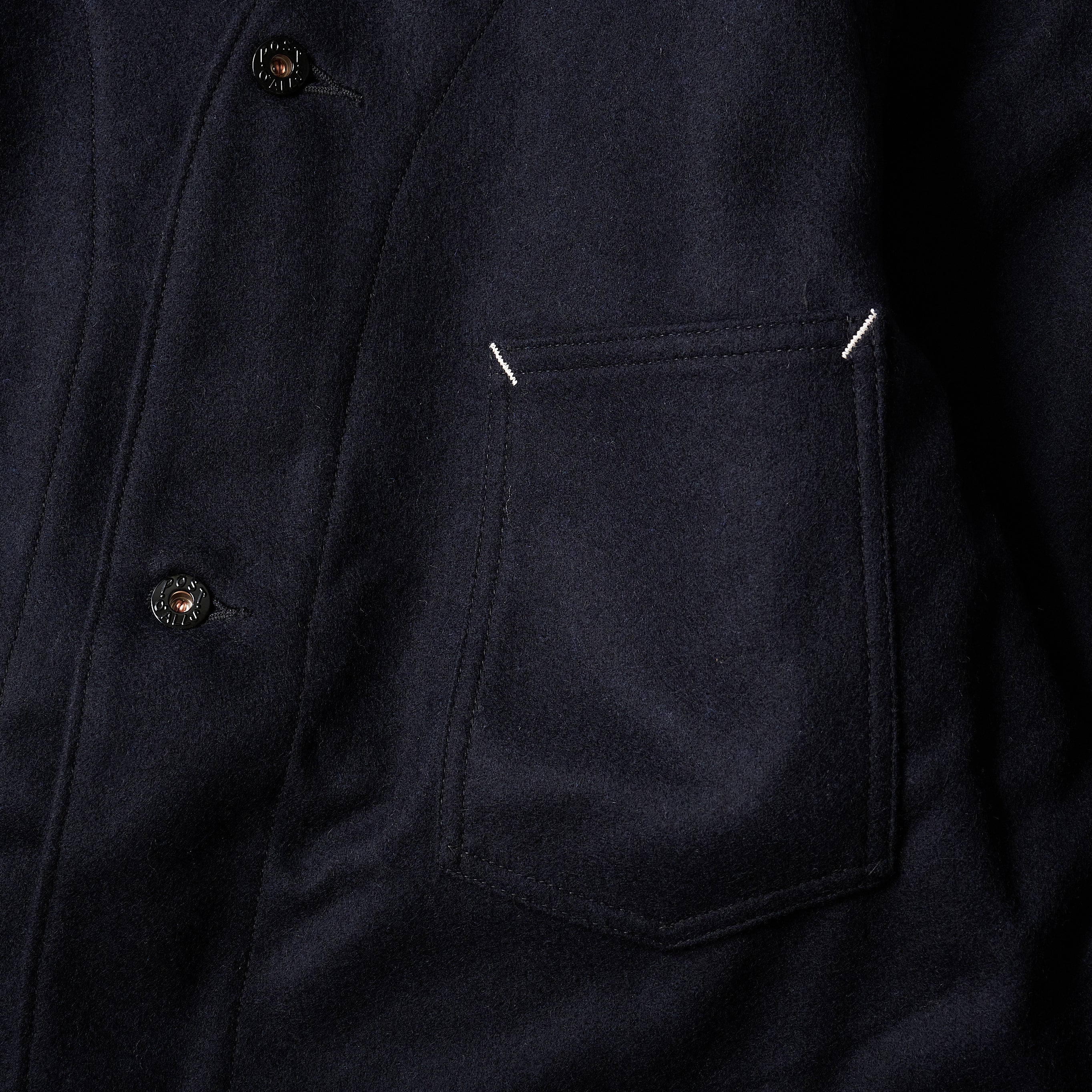 #3103 POST 42 DV WM2 : wool melton navy