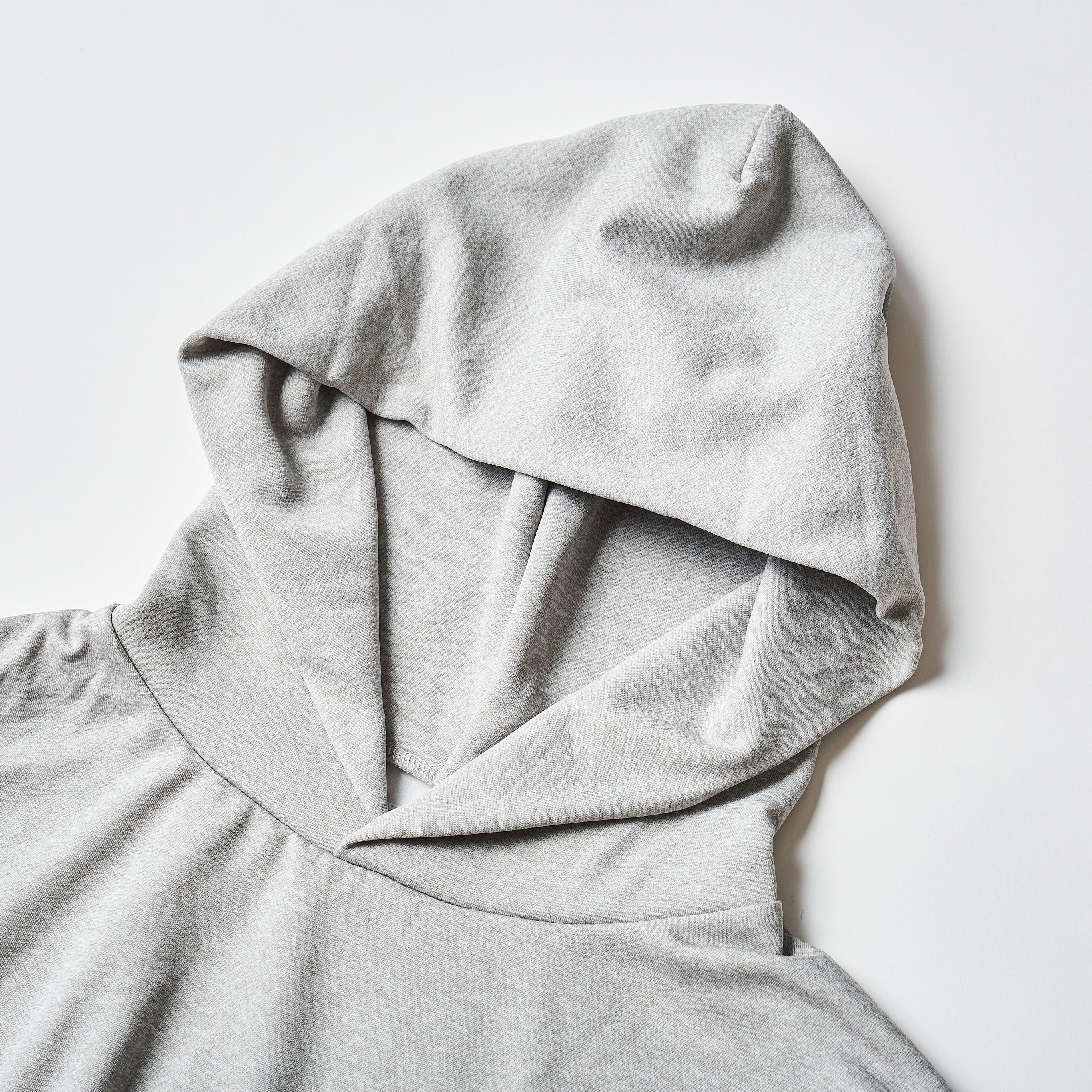 #3613 EZ Hoodie LLC 2 J2 : poly jersey light ash