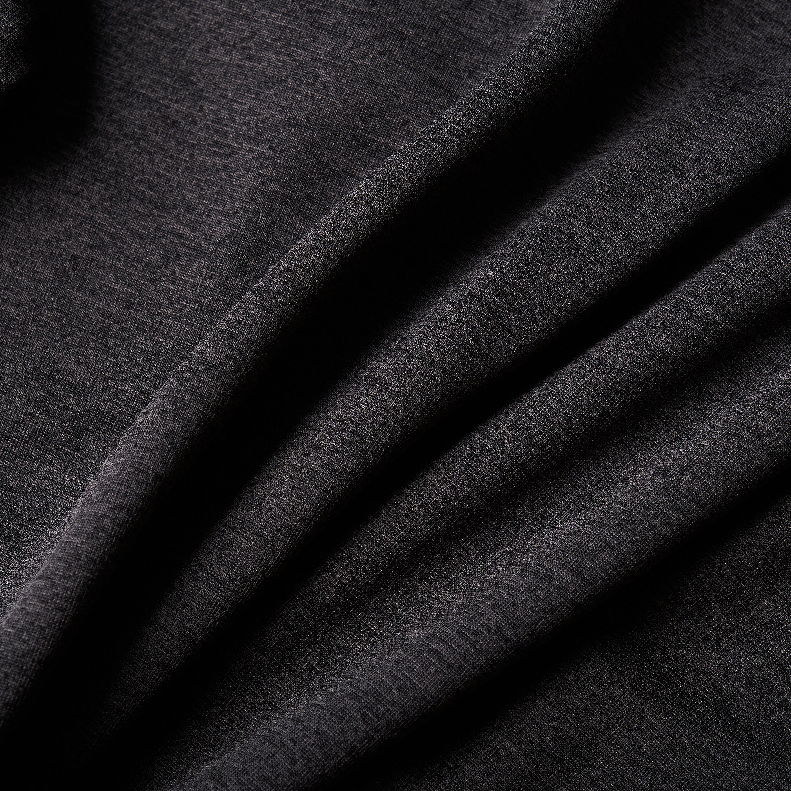 #3612 EZ LS Tee 2 J1 : poly jersey charcoal
